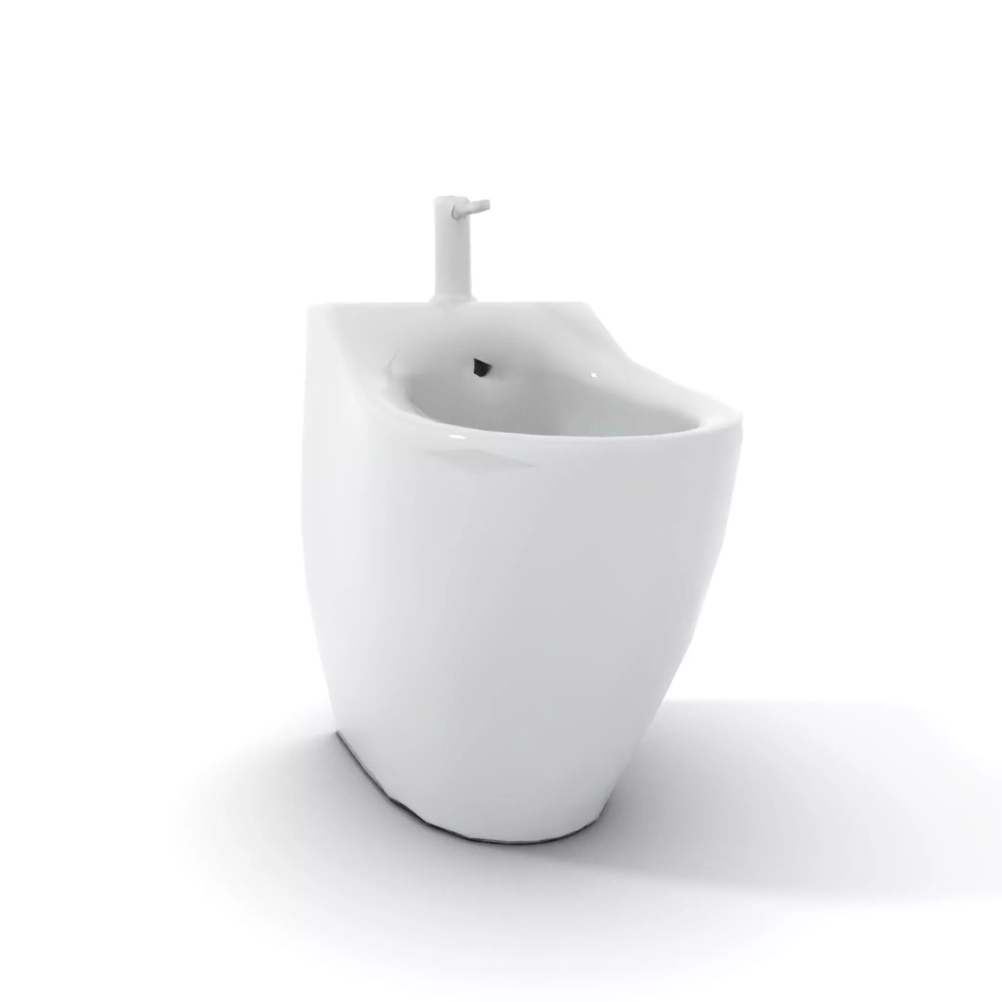 Sleek White Bidet model pack Low-poly 3D model_7