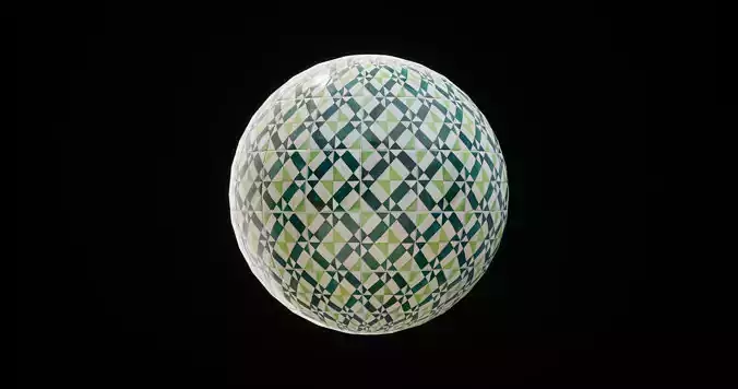 Lisbon exterior building tile PBR Material