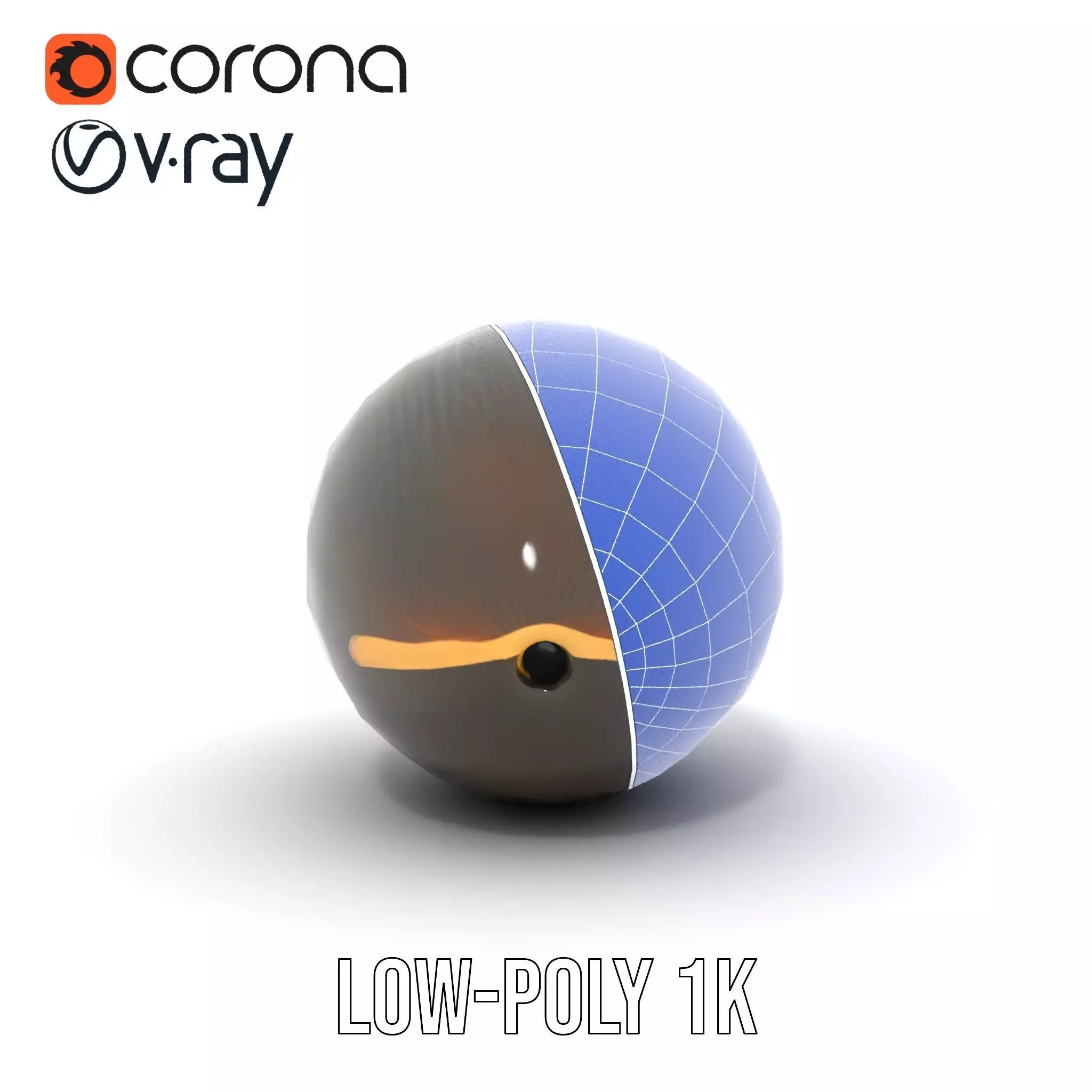 Glossy Black Capsule model pack Low-poly 3D model_26