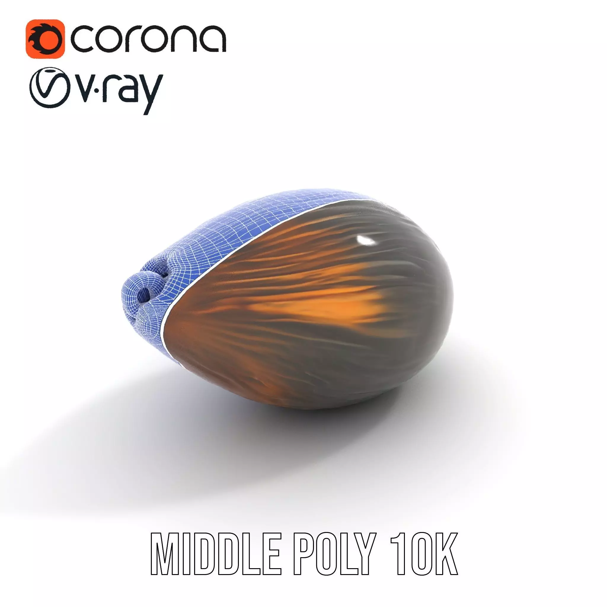 Glossy Black Capsule model pack Low-poly 3D model_16