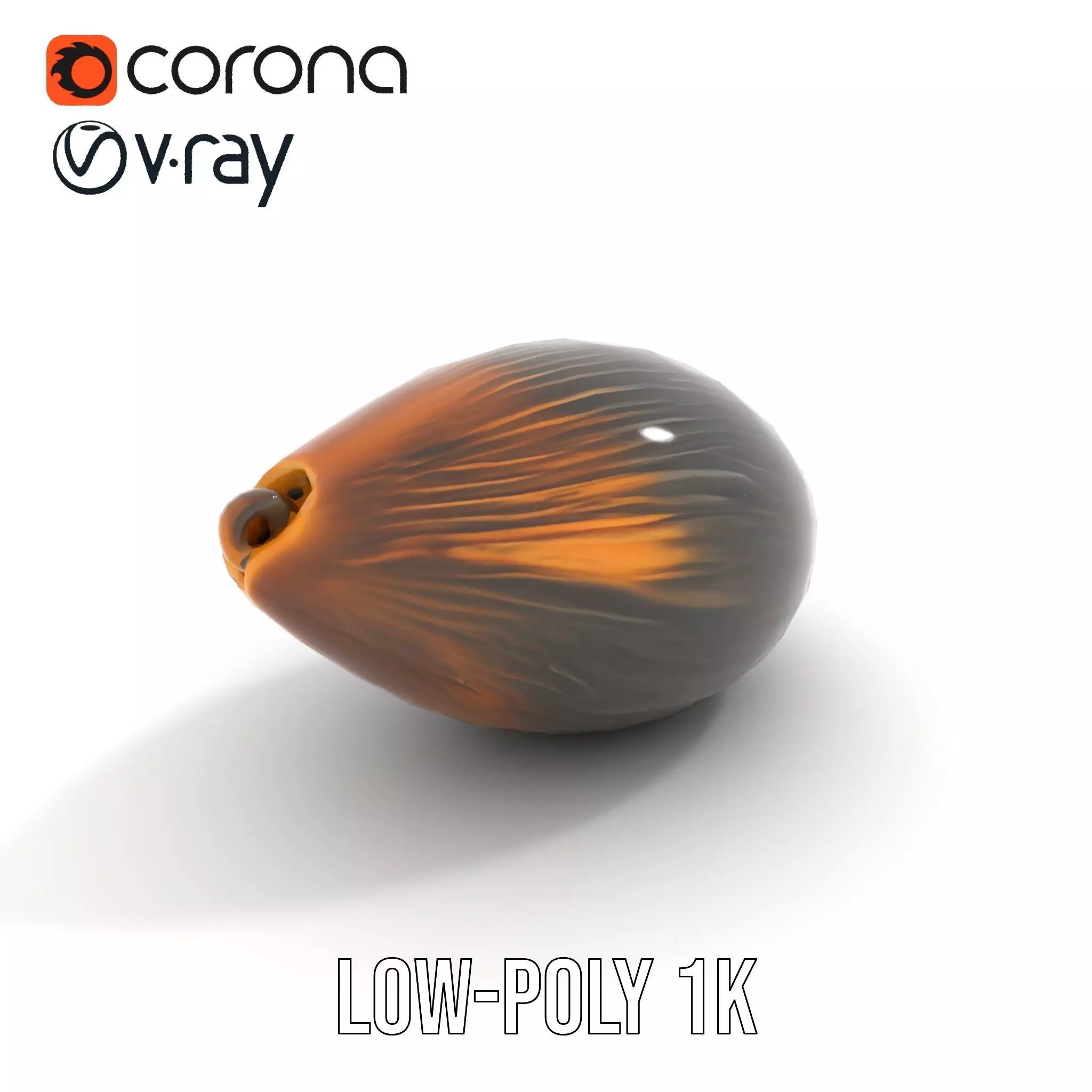 Glossy Black Capsule model pack Low-poly 3D model_9