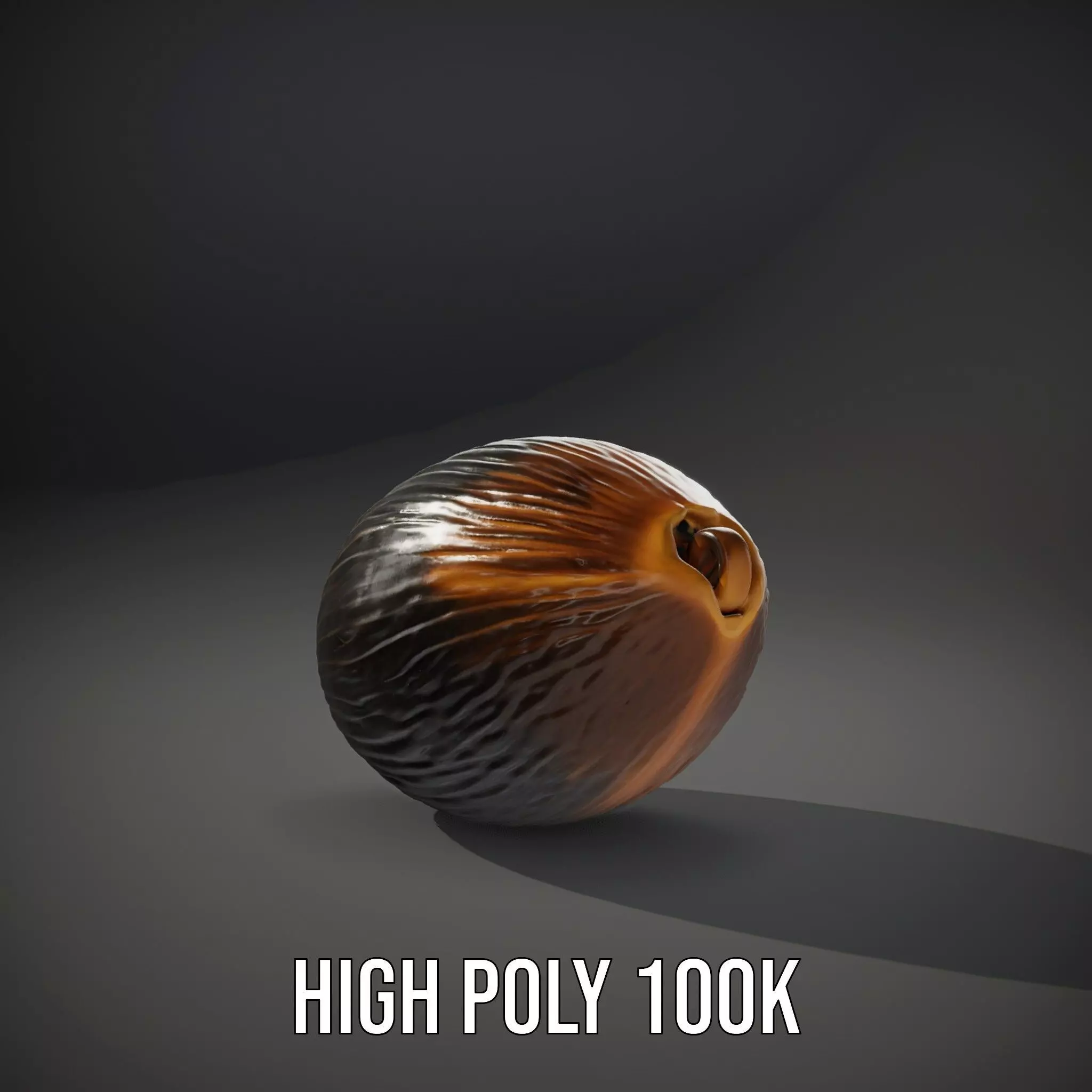 Glossy Black Capsule model pack Low-poly 3D model_10
