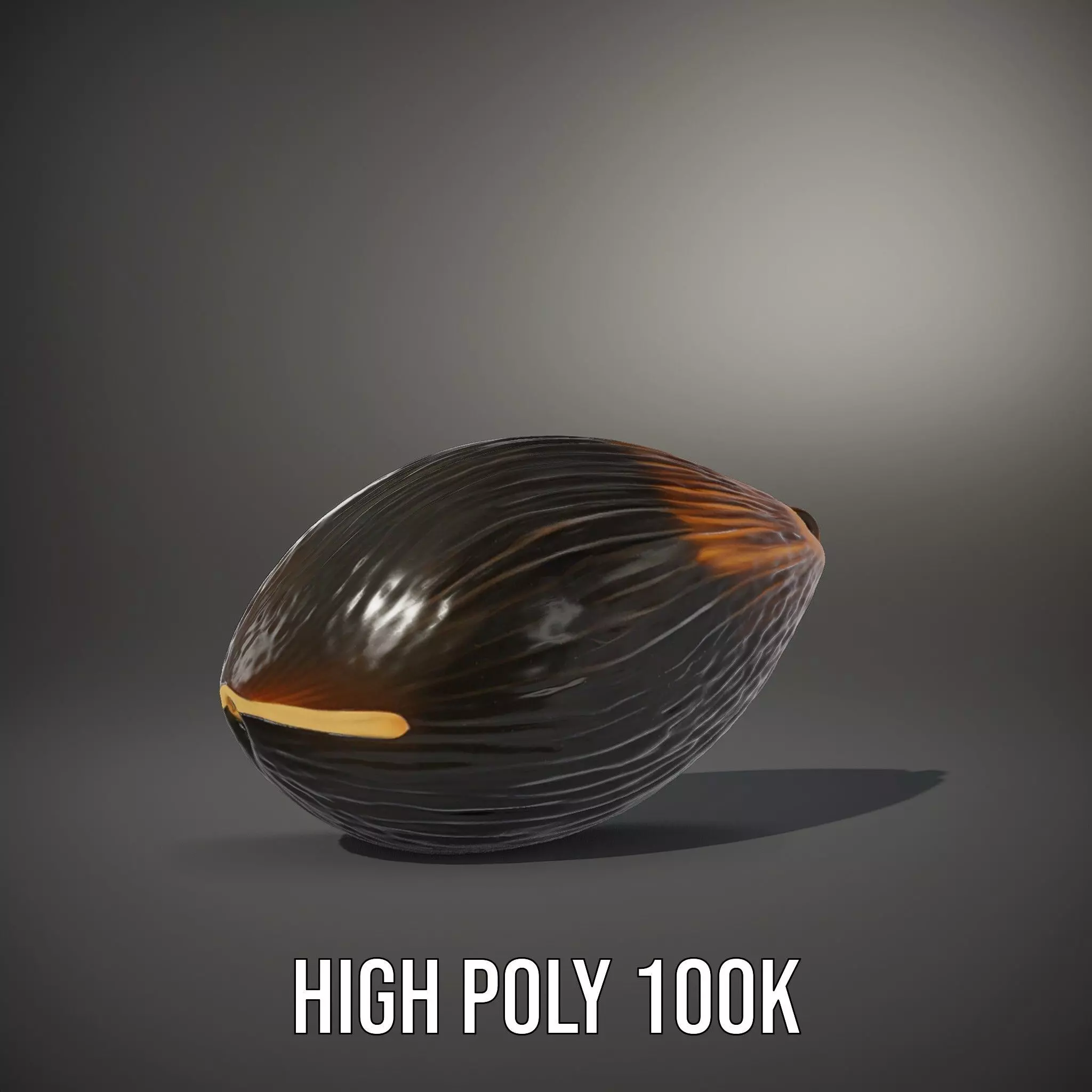 Glossy Black Capsule model pack Low-poly 3D model_8