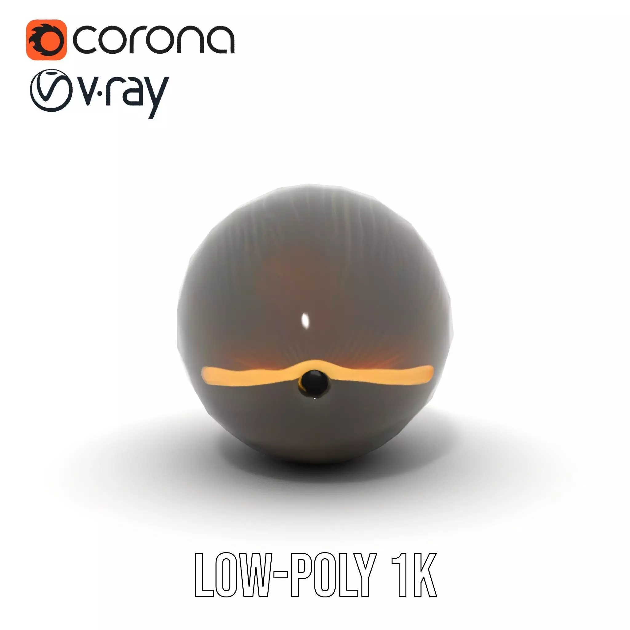 Glossy Black Capsule model pack Low-poly 3D model_20