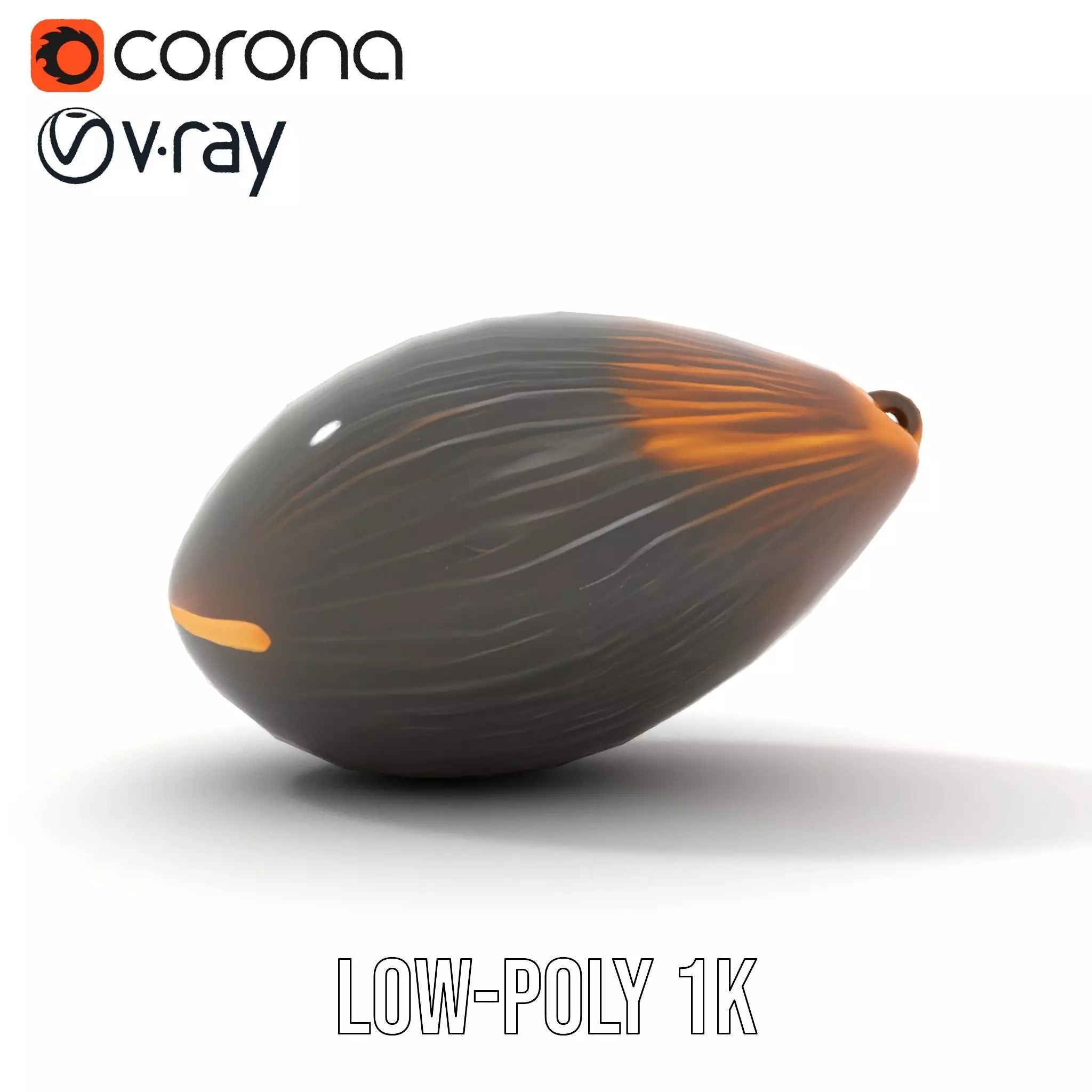Glossy Black Capsule model pack Low-poly 3D model_14