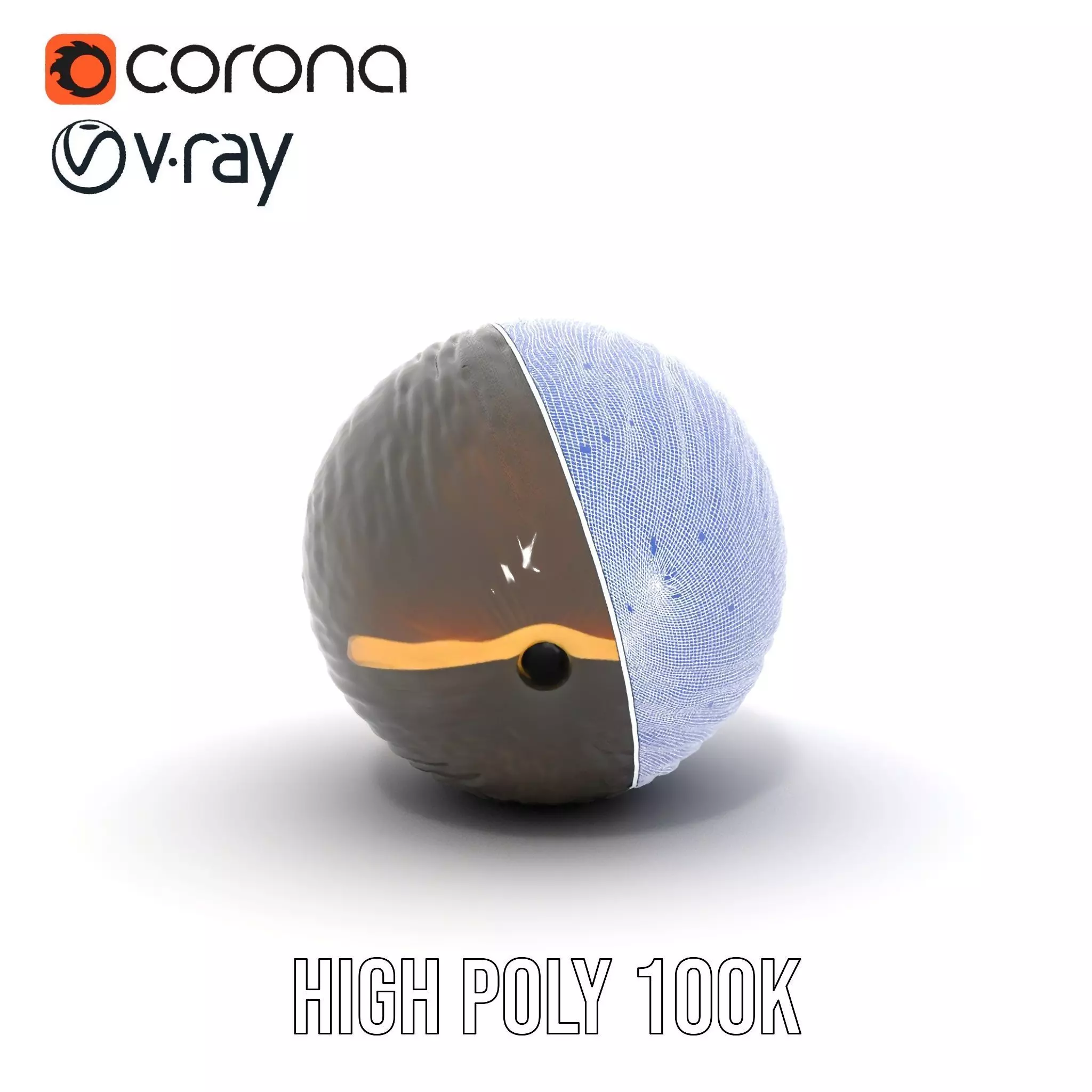 Glossy Black Capsule model pack Low-poly 3D model_33