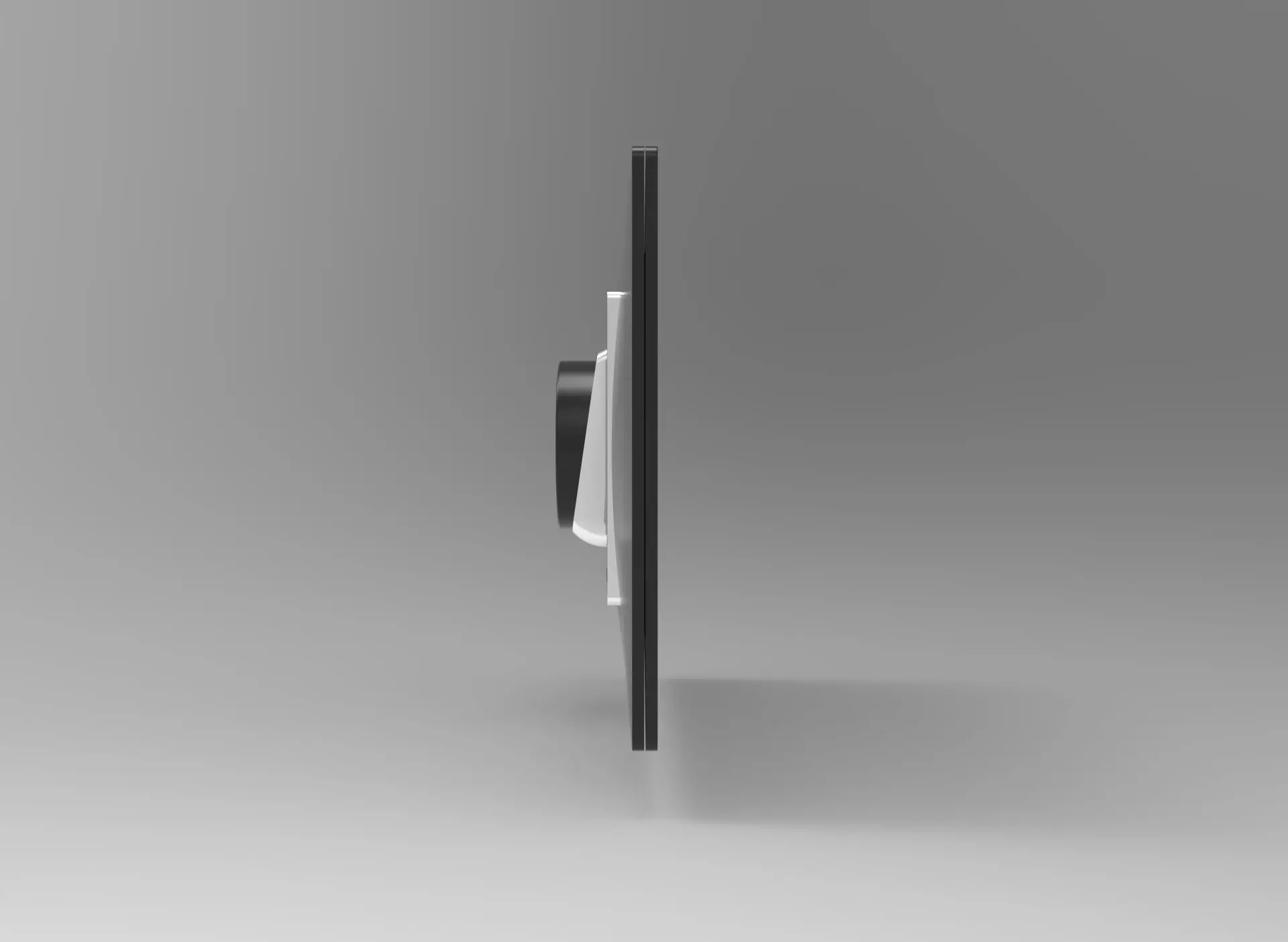 Modern Electric Switch Panel 3D Model Low-poly 3D model_4