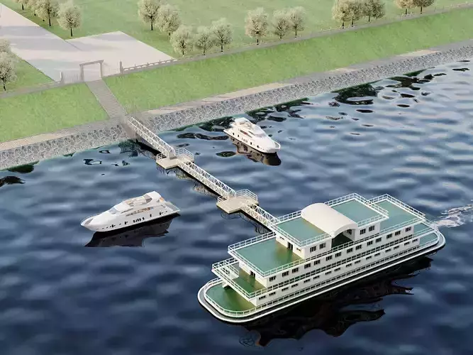 Luxury Cruise Ship and Yacht Marina Pier 68