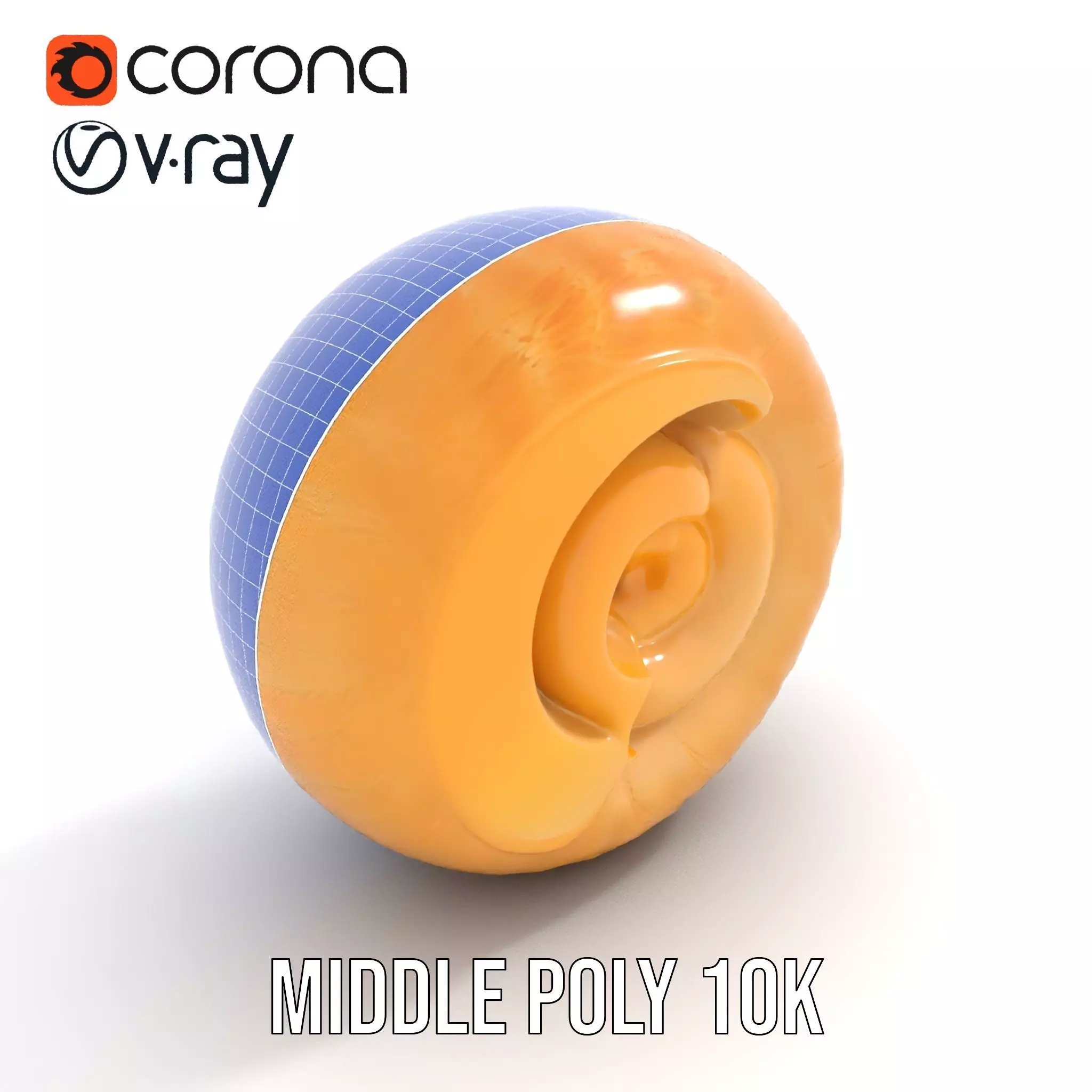 Nautilus Shell Spiral model pack Low-poly 3D model_21