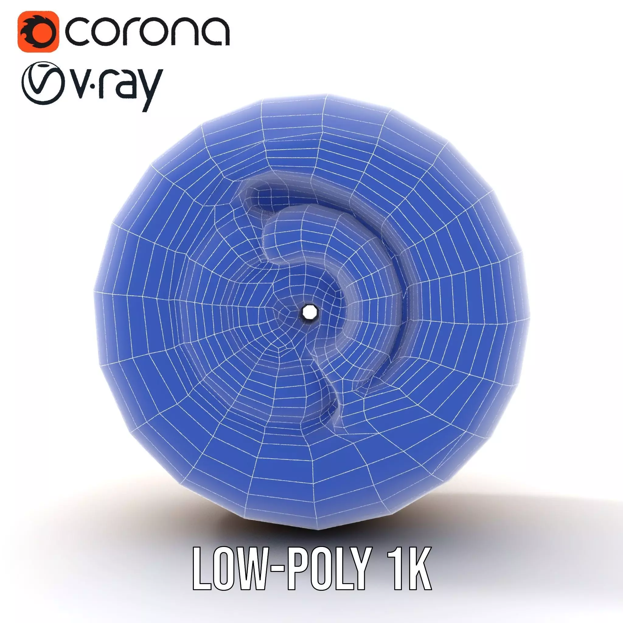 Nautilus Shell Spiral model pack Low-poly 3D model_22