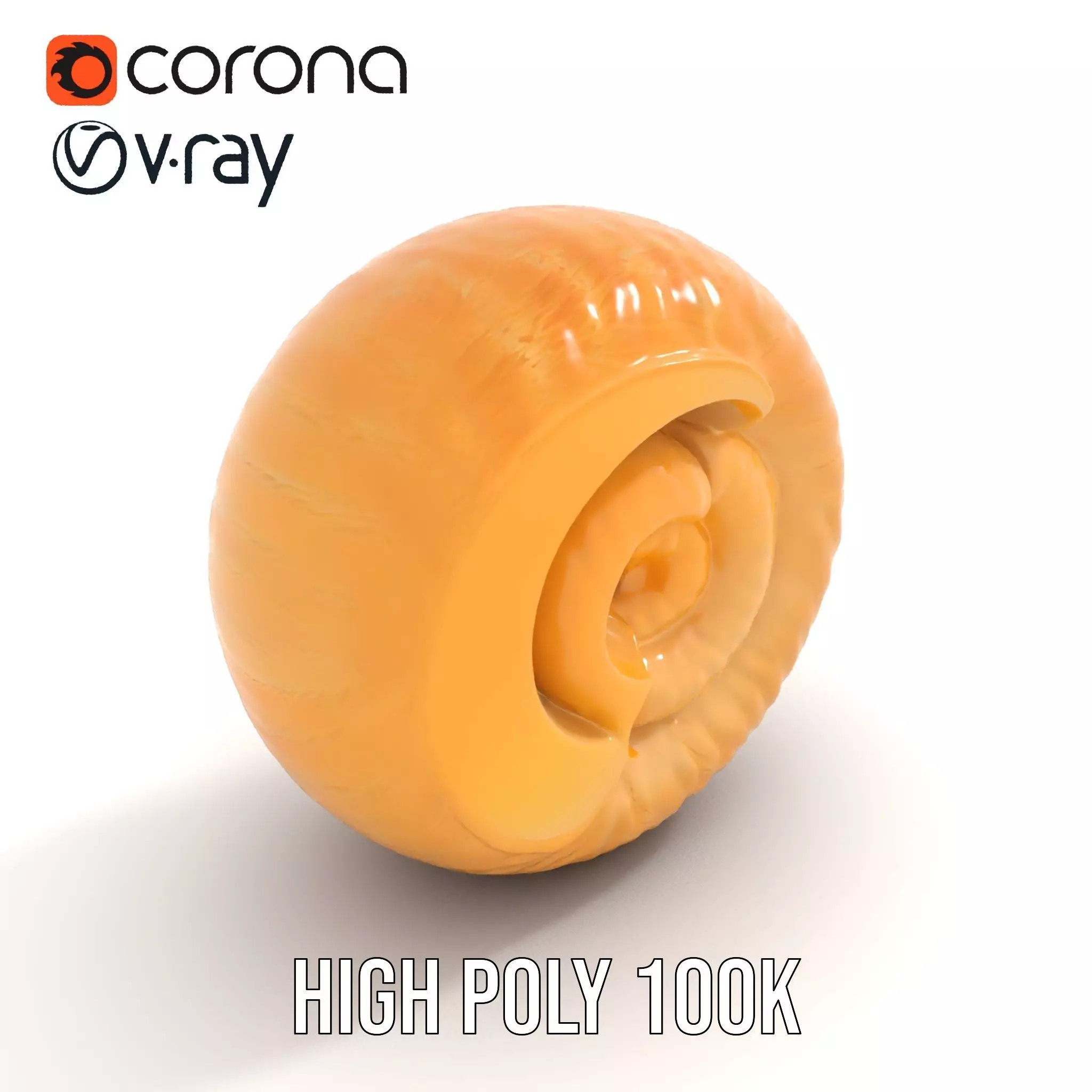 Nautilus Shell Spiral model pack Low-poly 3D model_31
