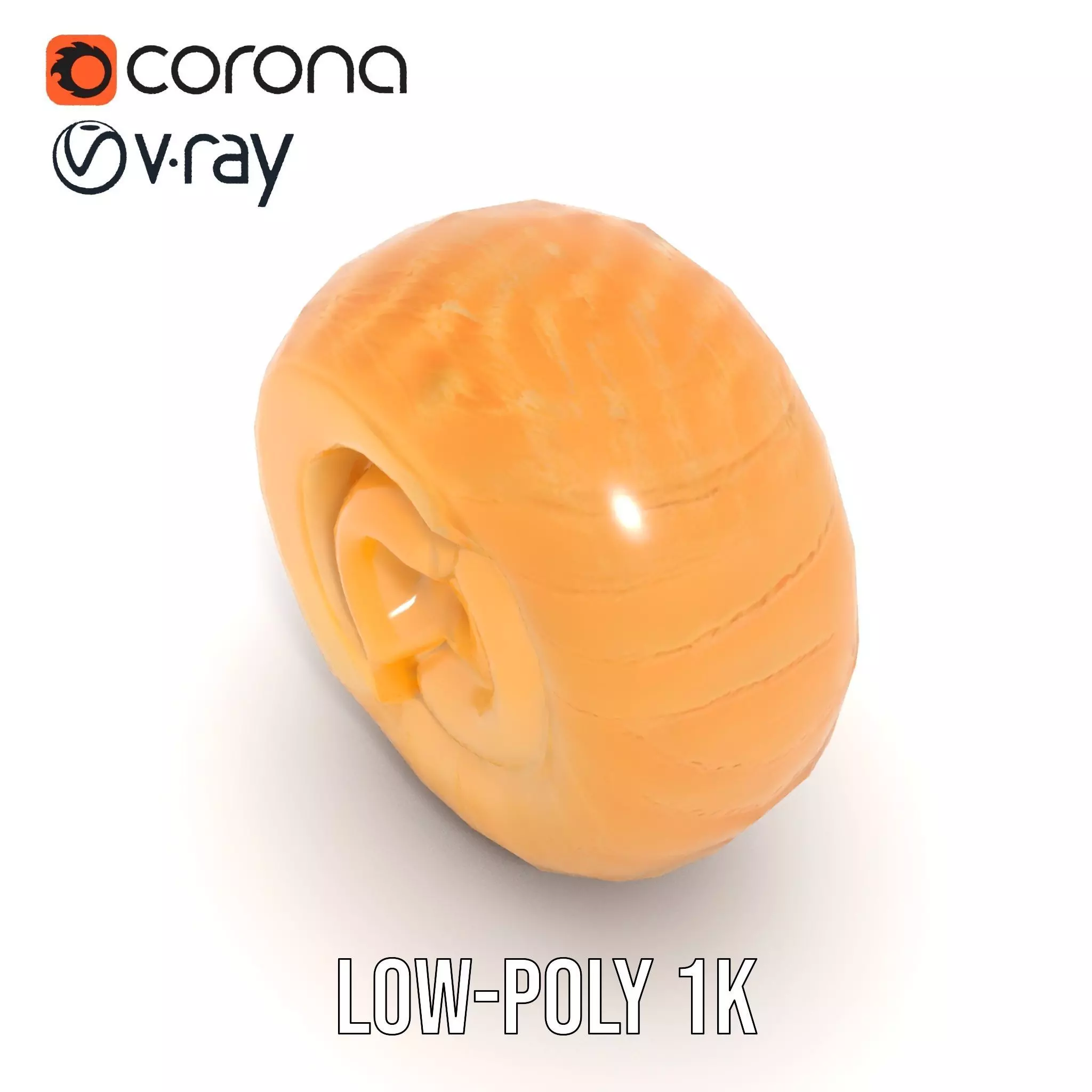 Nautilus Shell Spiral model pack Low-poly 3D model_12