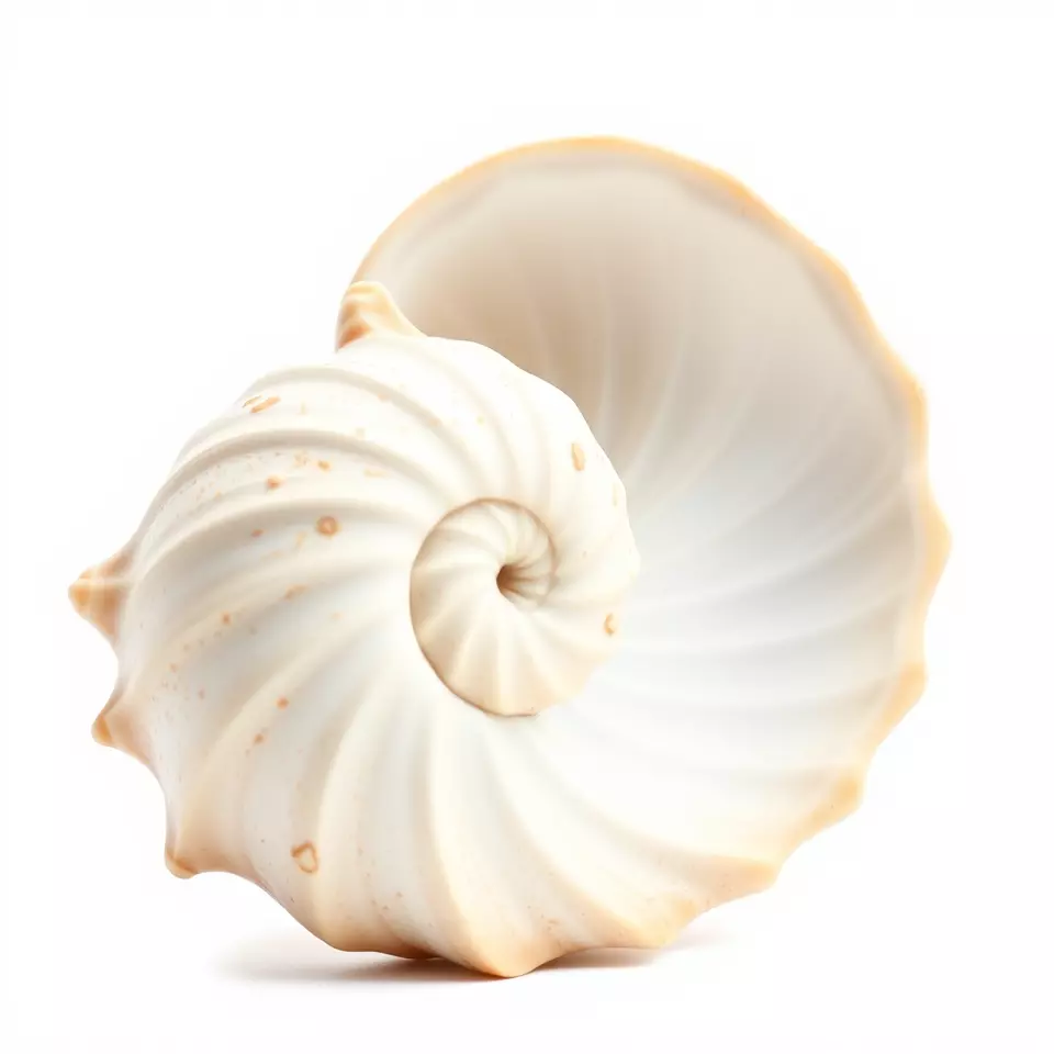 Elegant Nautilus Shell model pack Low-poly 3D model_2