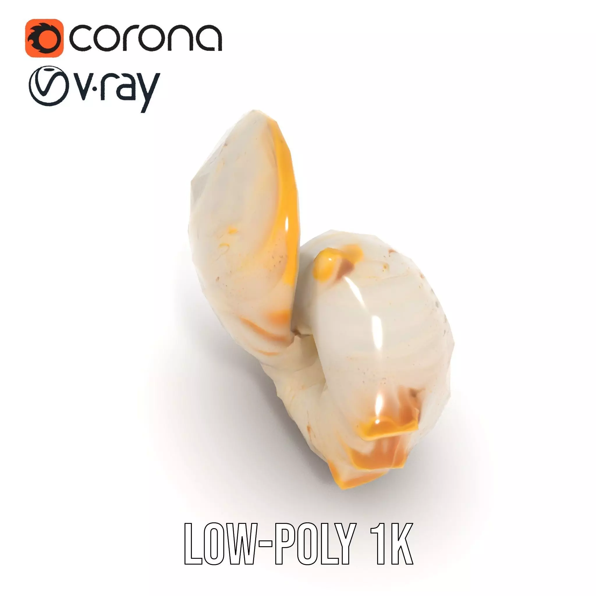 Elegant Nautilus Shell model pack Low-poly 3D model_16
