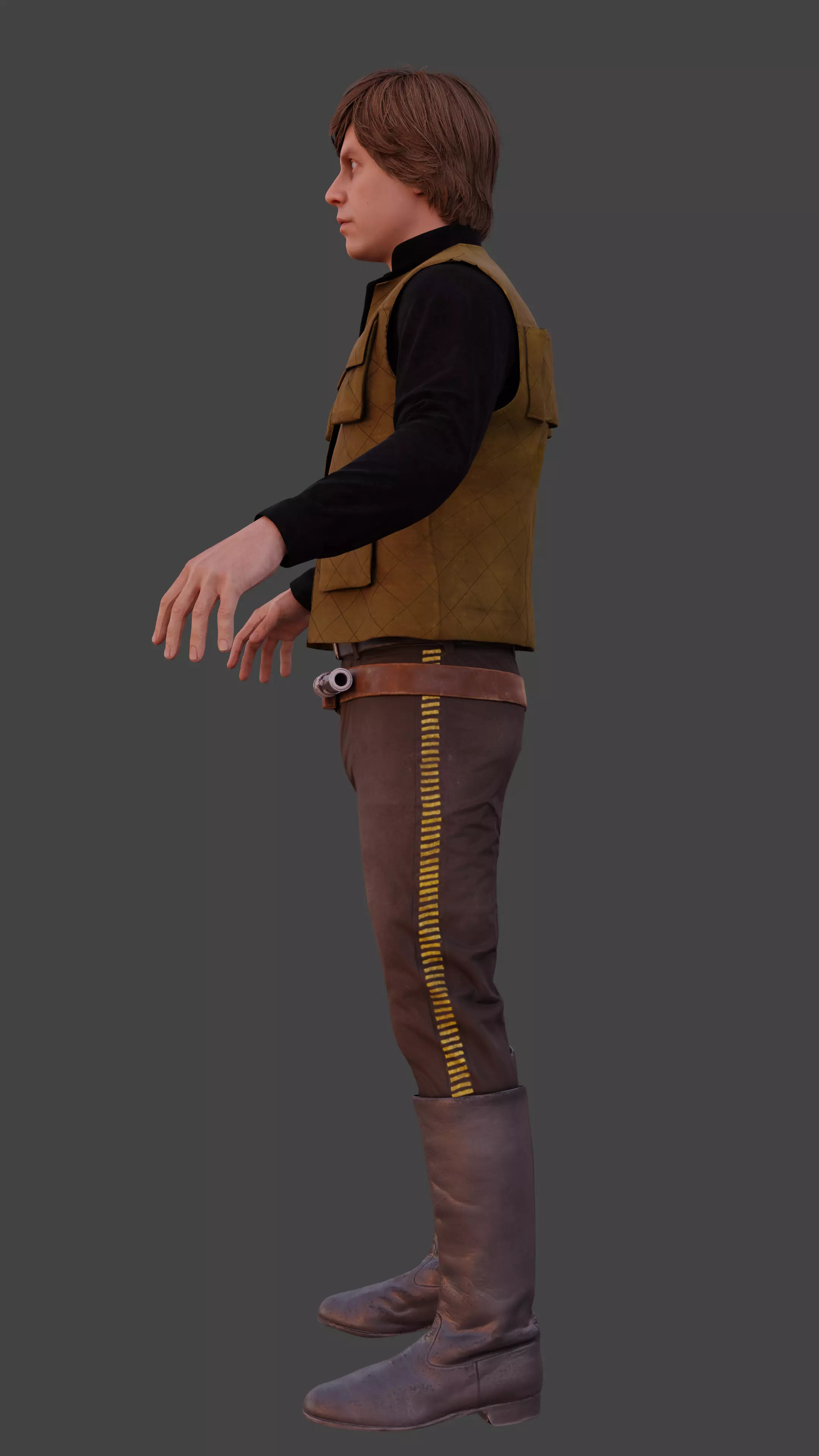 Luke Skywalker - Star Wars Shadows of the Empire 3D model_5