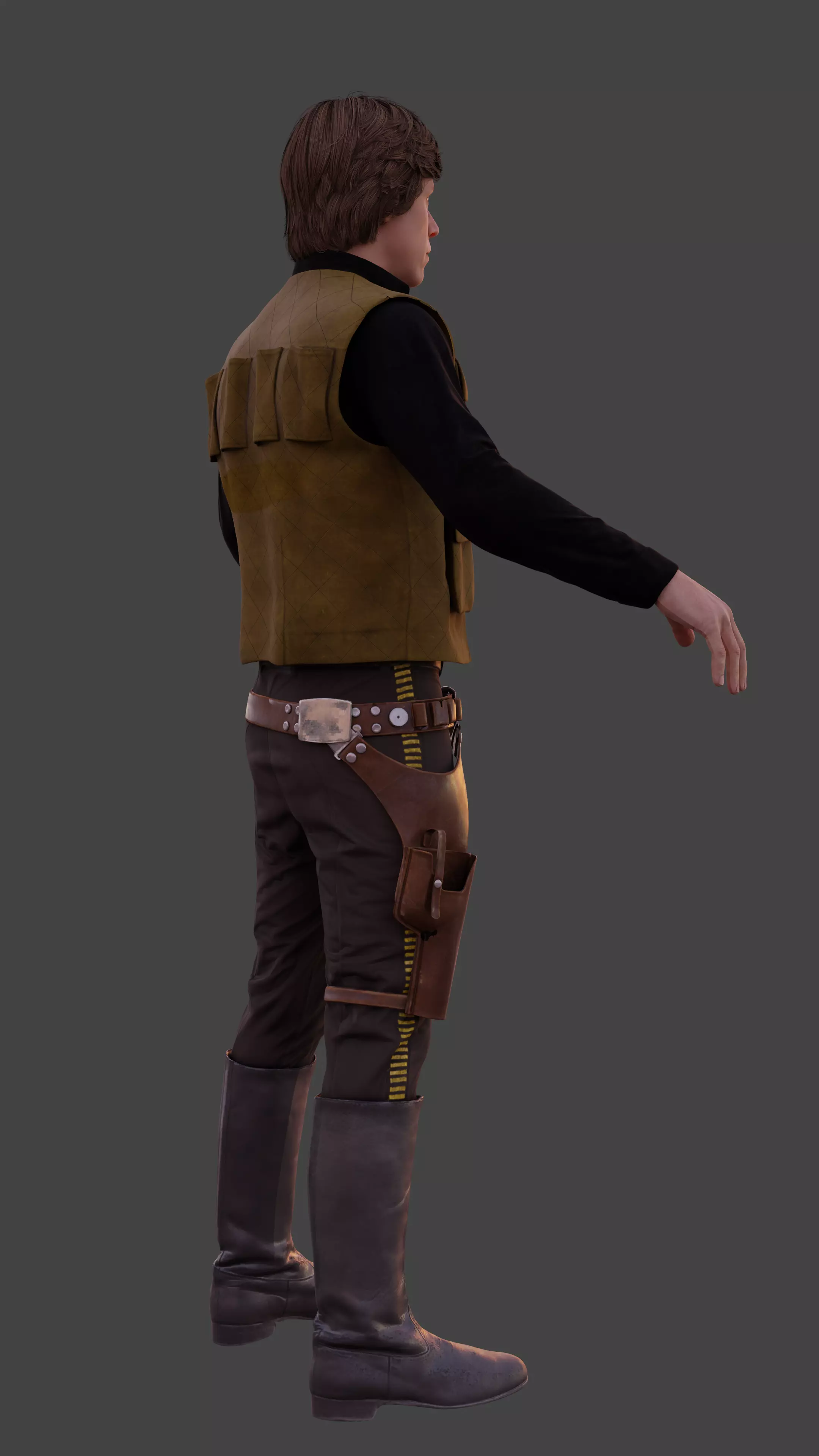 Luke Skywalker - Star Wars Shadows of the Empire 3D model_9