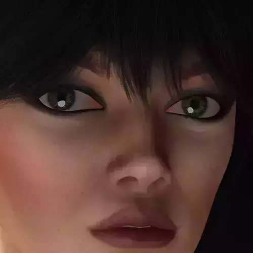 Realistic Female Character  Animated Style  Rigged Game Ready