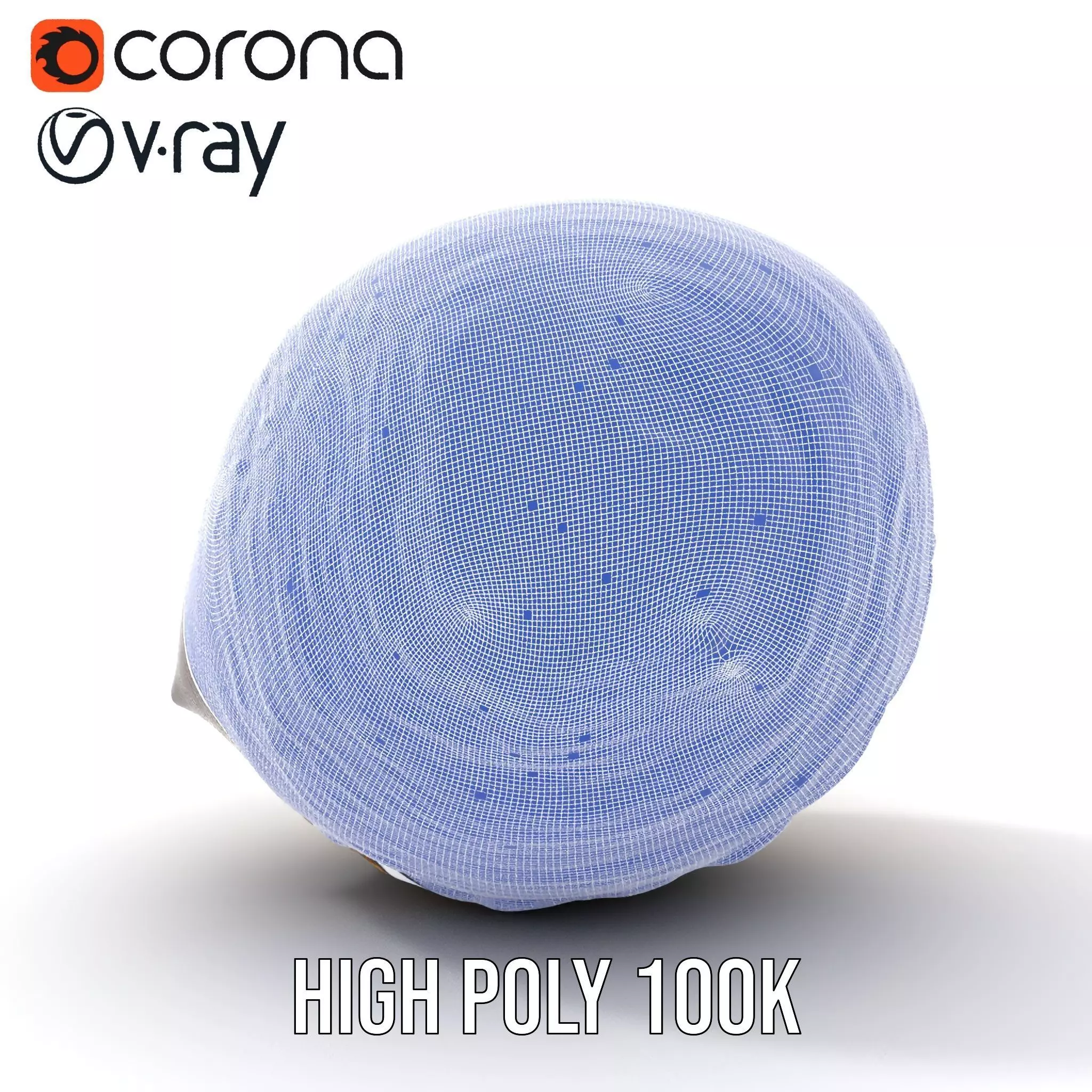 Iridescent Seashell model pack Low-poly 3D model_33