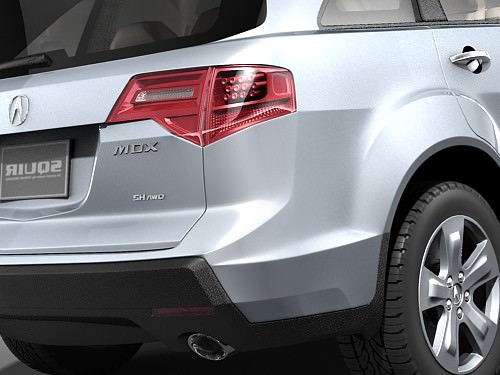 Acura MDX 2009 3D model_3