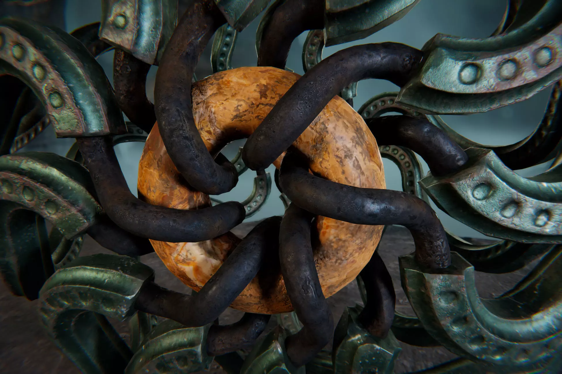 Ancient Artifacts 5 Package Low-poly 3D model_4