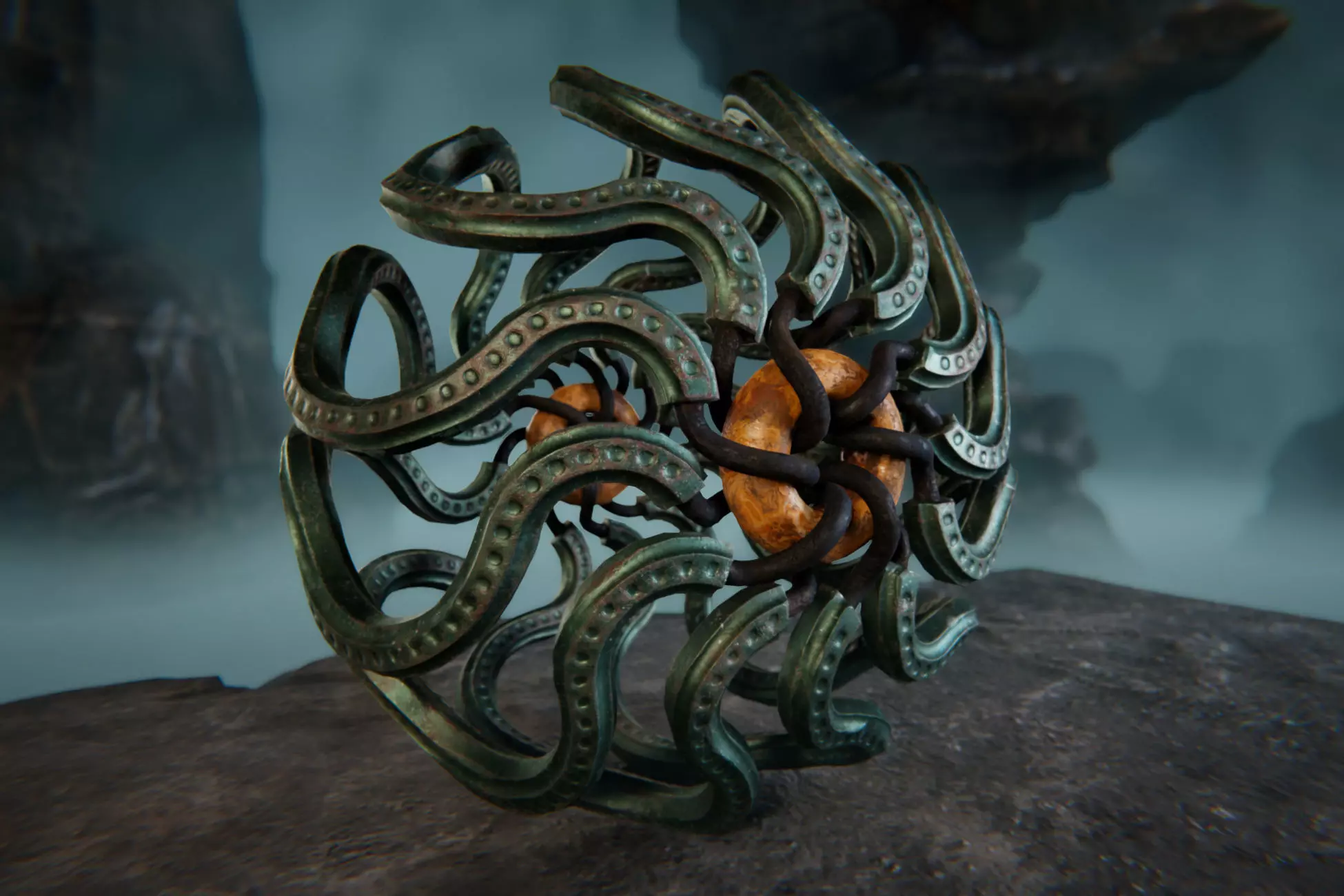 Ancient Artifacts 5 Package Low-poly 3D model_1