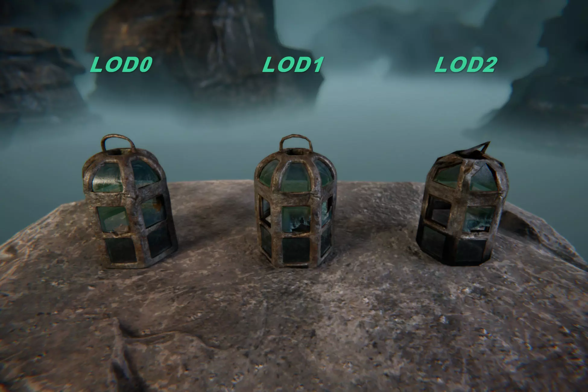 Ancient Artifacts 5 Package Low-poly 3D model_27