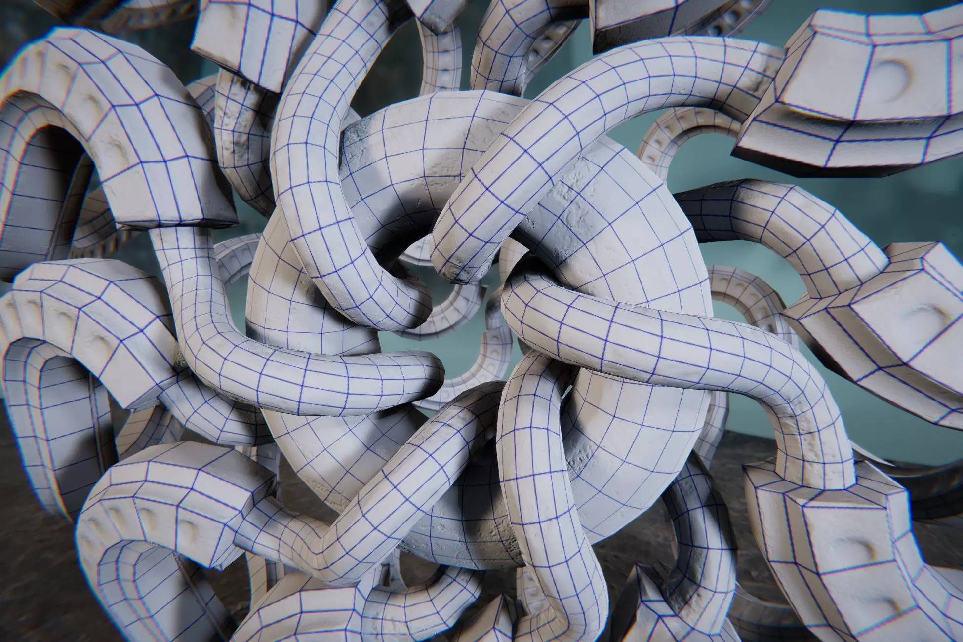 Ancient Artifacts 5 Package Low-poly 3D model_8