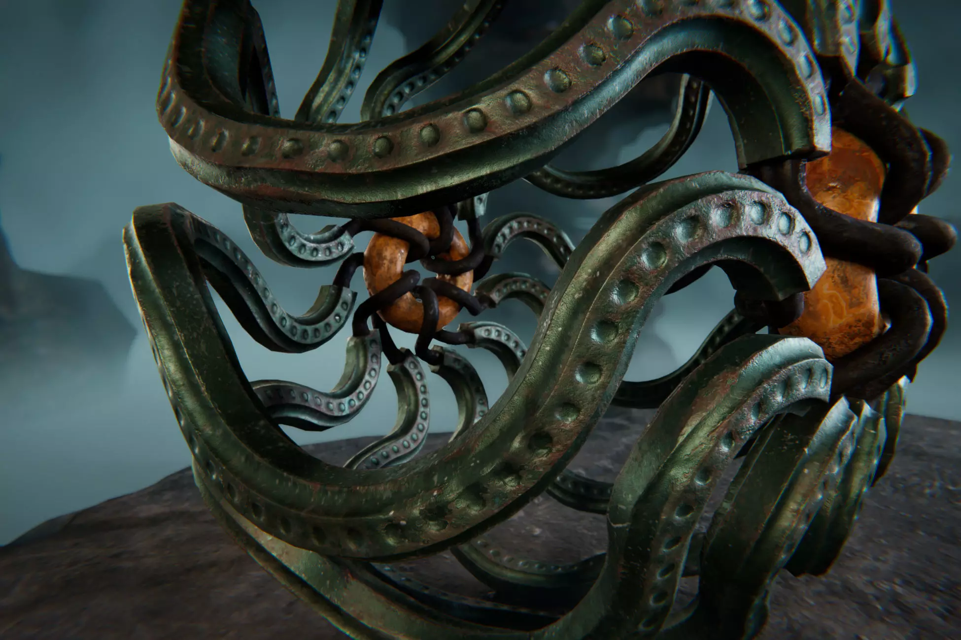 Ancient Artifacts 5 Package Low-poly 3D model_3