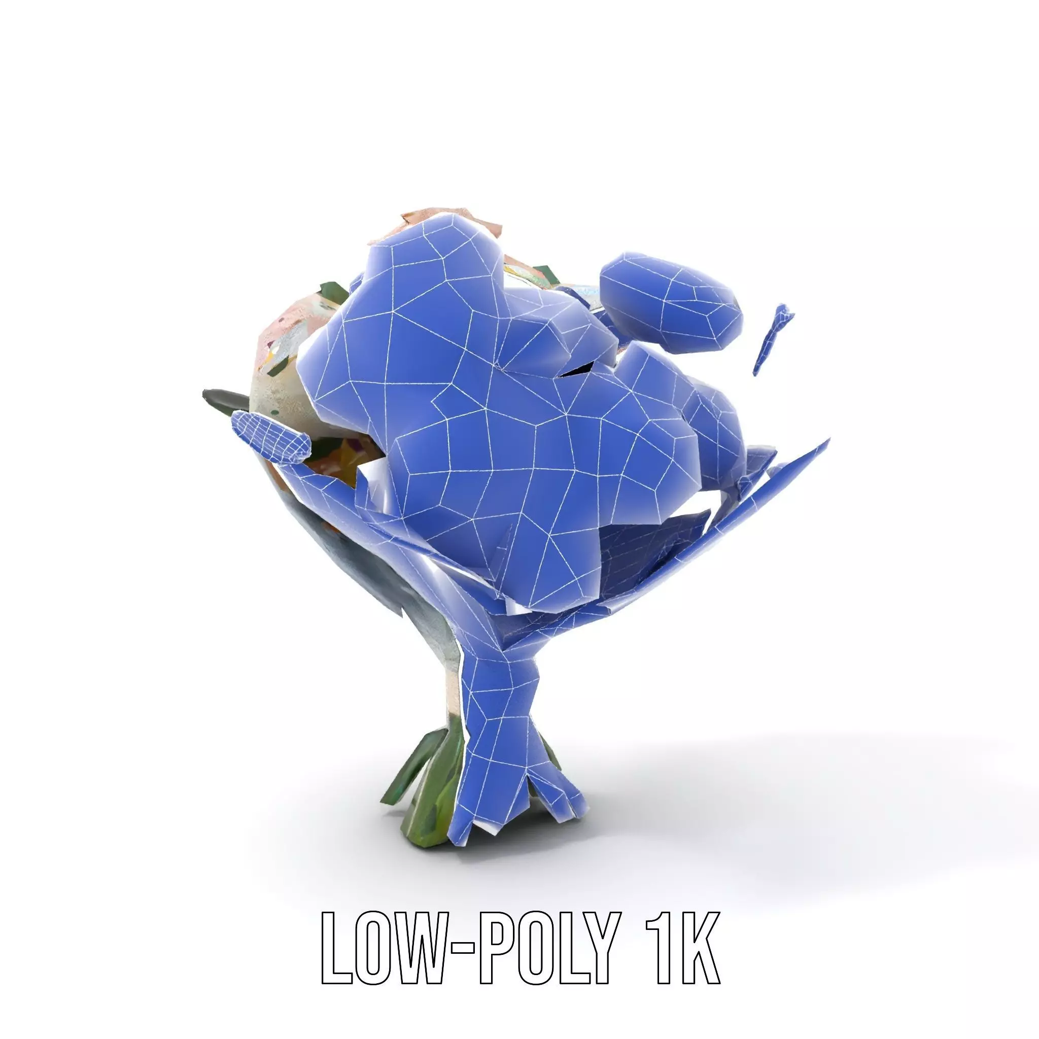 Elegant Floral Bouquet model pack Low-poly 3D model_25