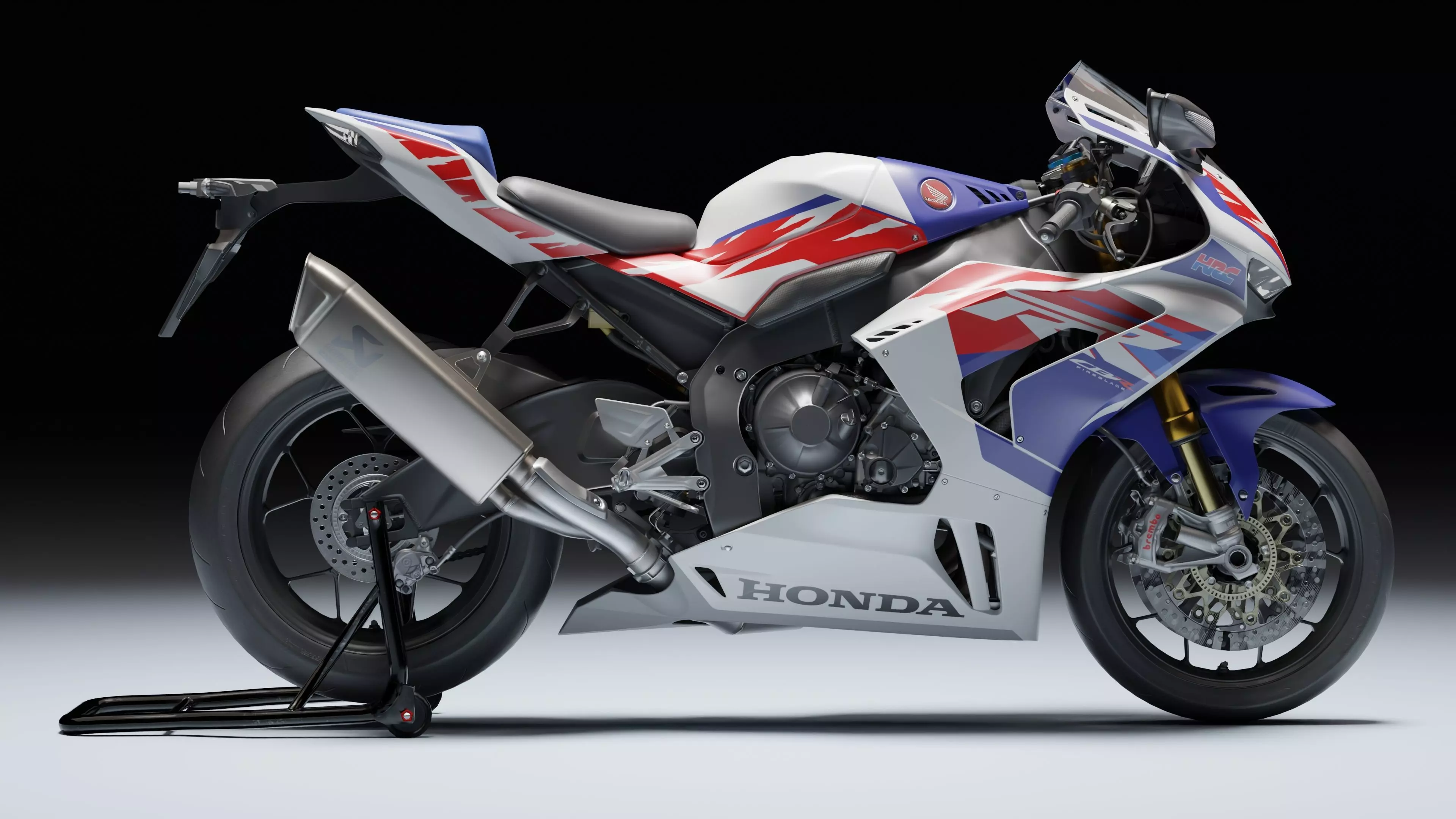 Honda CBR 1000RR-R Fireblade SP 2022 Low-poly 3D model_2