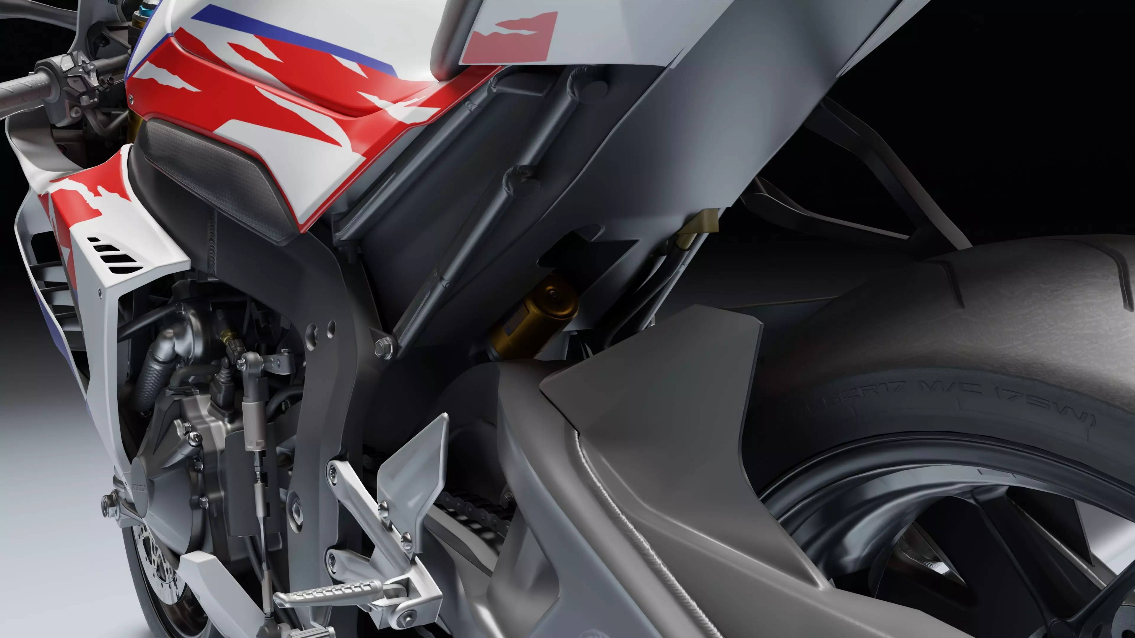 Honda CBR 1000RR-R Fireblade SP 2022 Low-poly 3D model_19