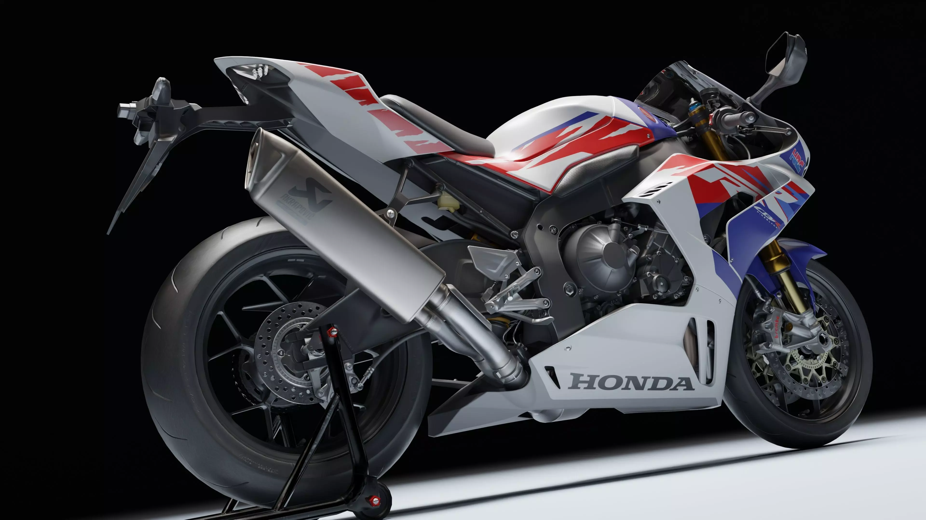 Honda CBR 1000RR-R Fireblade SP 2022 Low-poly 3D model_21