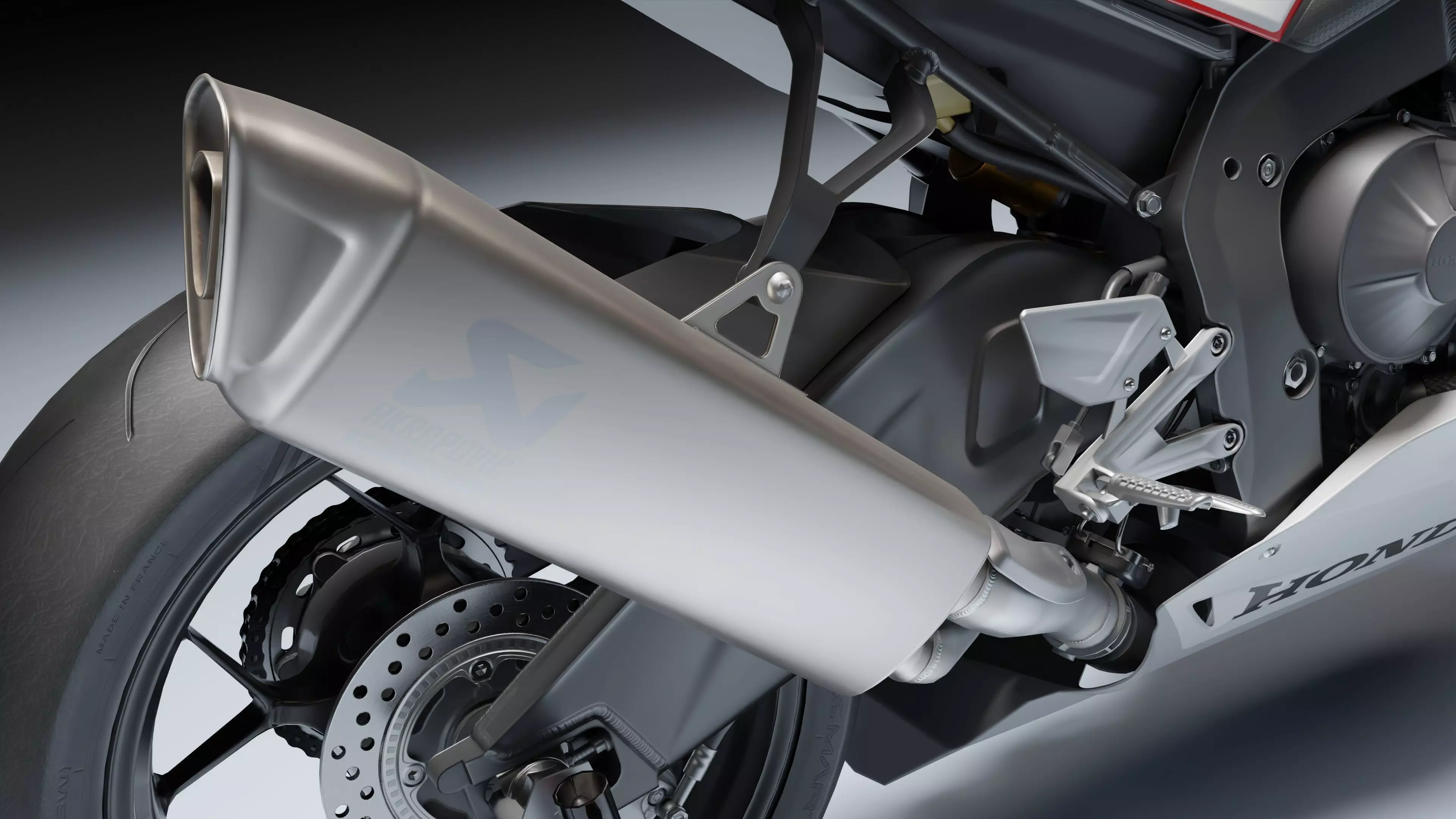 Honda CBR 1000RR-R Fireblade SP 2022 Low-poly 3D model_20