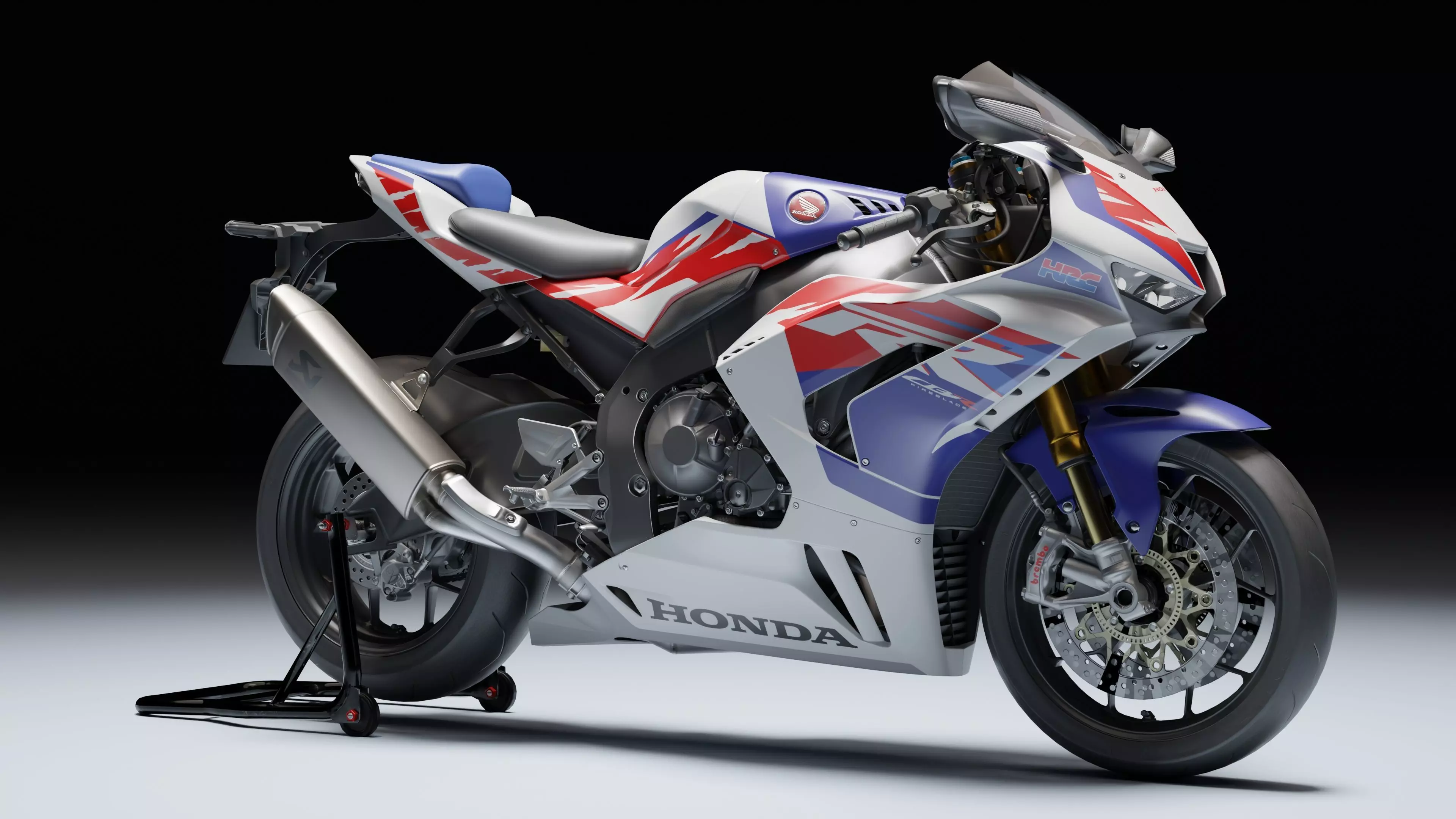 Honda CBR 1000RR-R Fireblade SP 2022 Low-poly 3D model_1