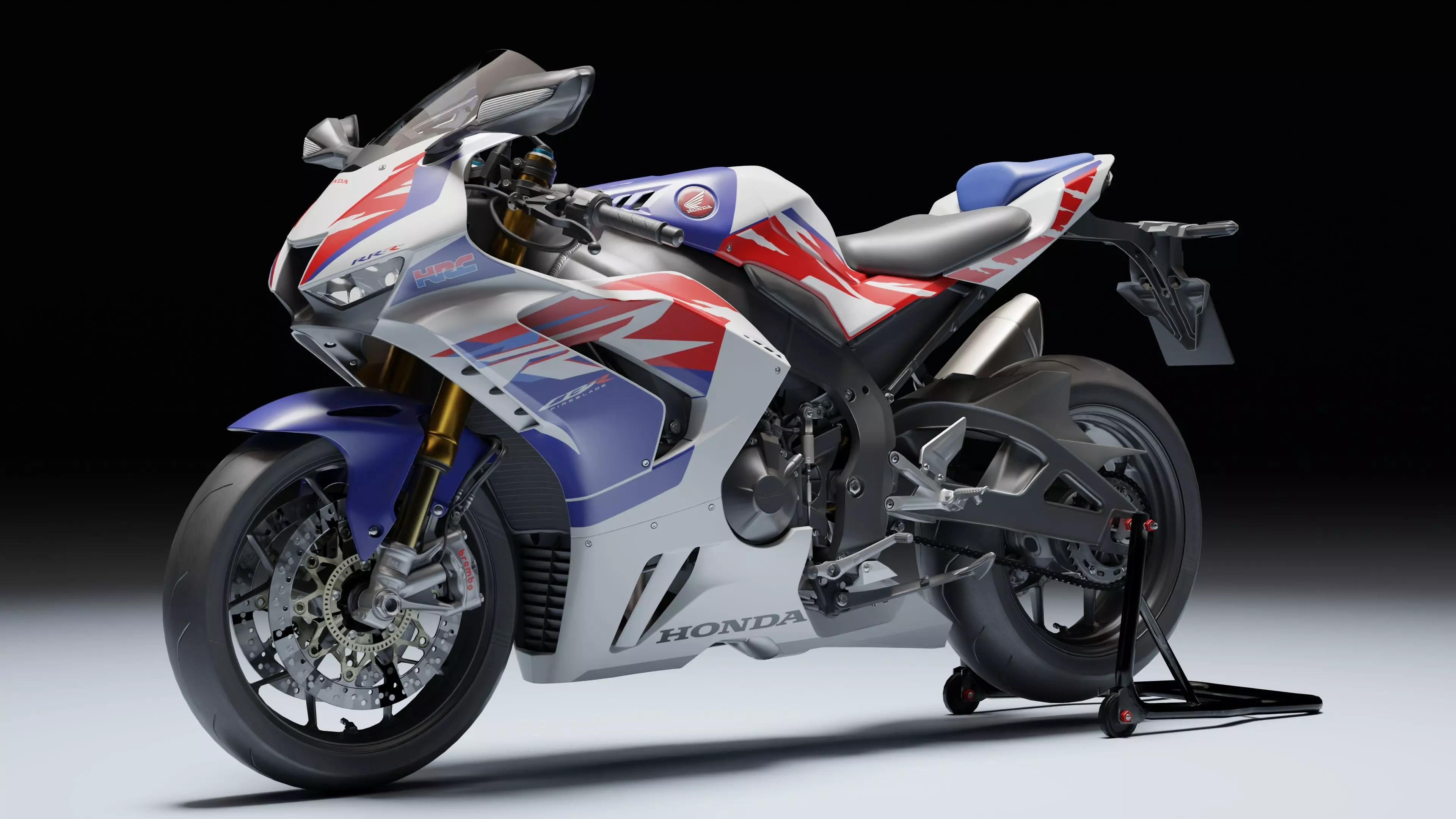 Honda CBR 1000RR-R Fireblade SP 2022 Low-poly 3D model_0
