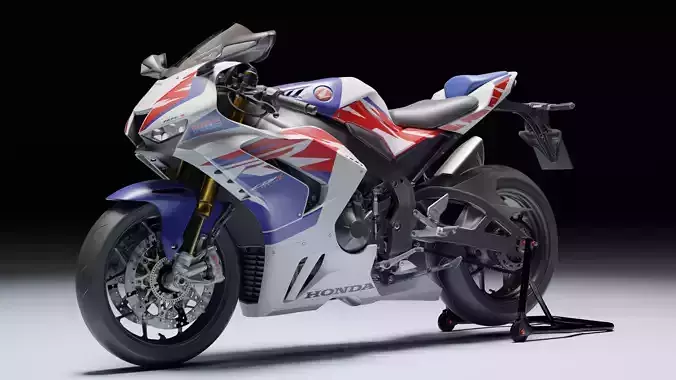 Honda CBR 1000RR-R Fireblade SP 2022 Low-poly 3D model
