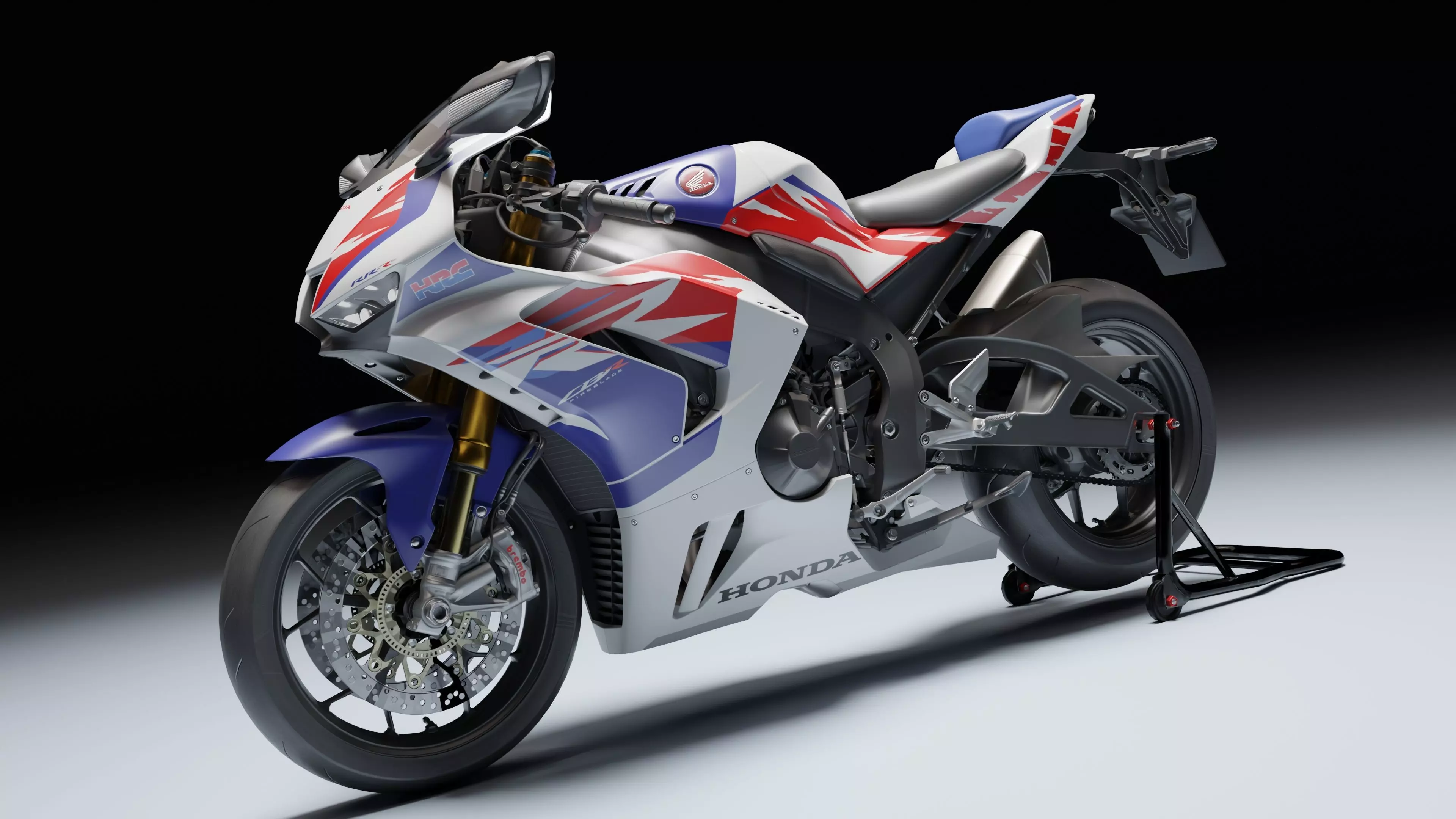 Honda CBR 1000RR-R Fireblade SP 2022 Low-poly 3D model_5