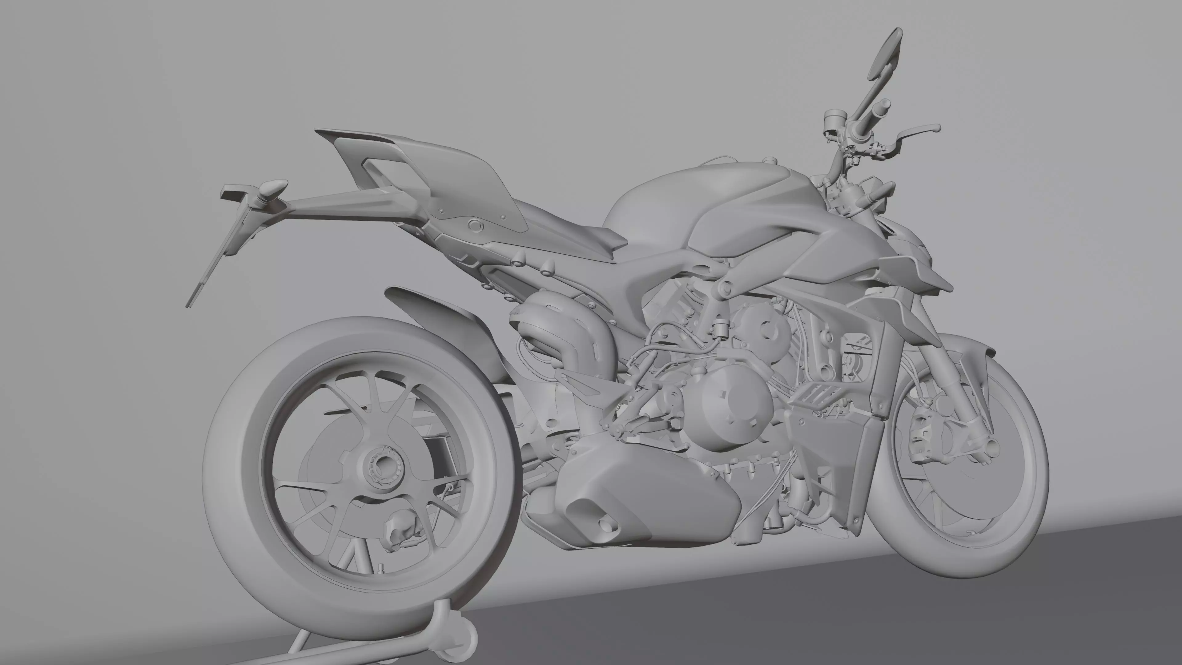 Ducati Streetfighter V4 2021 Low-poly 3D model_25