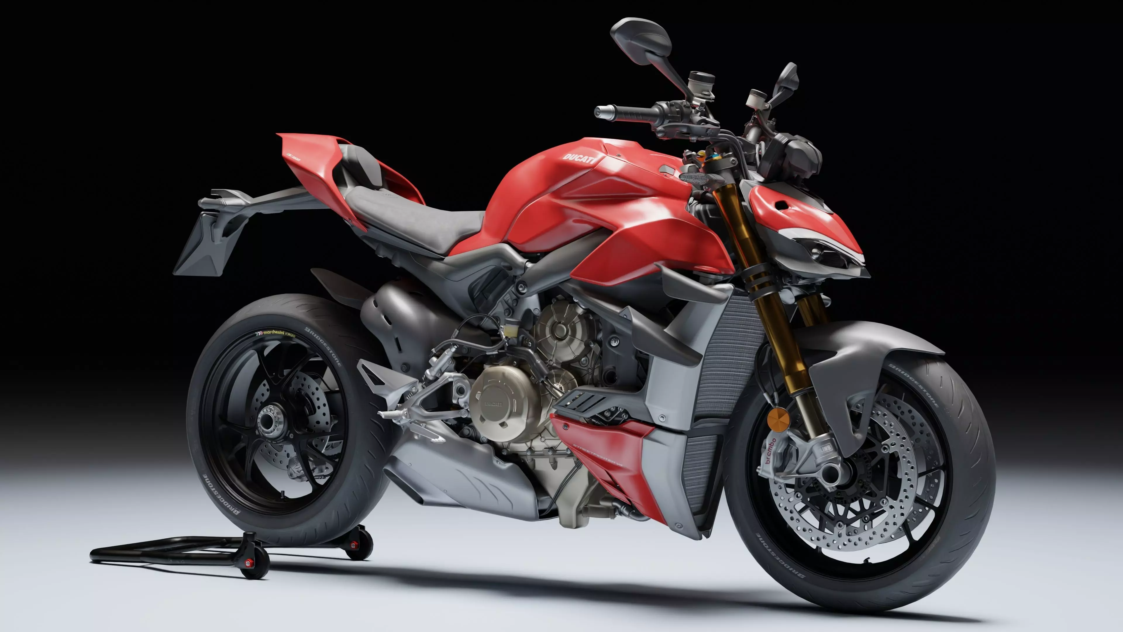 Ducati Streetfighter V4 2021 Low-poly 3D model_1