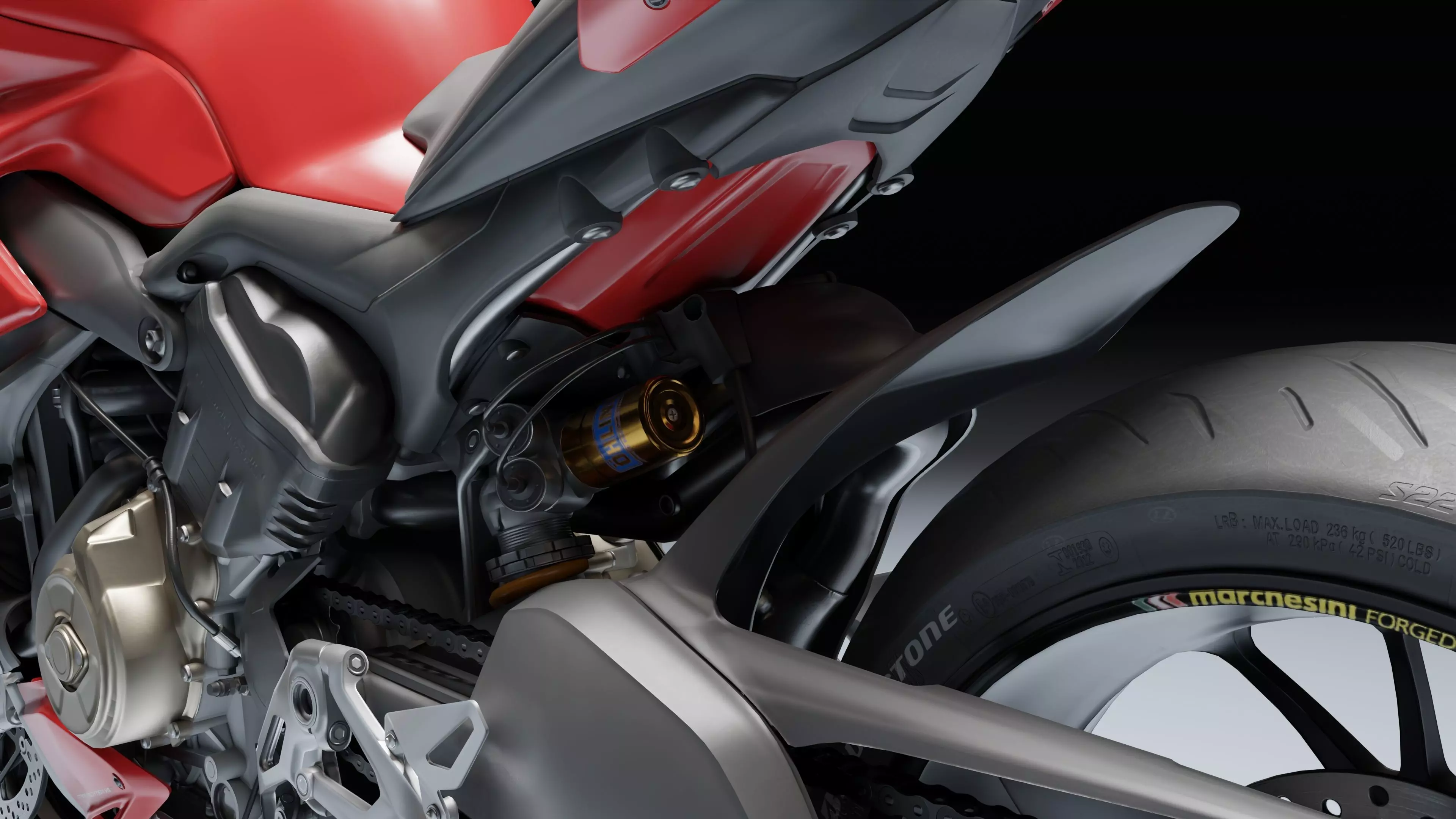 Ducati Streetfighter V4 2021 Low-poly 3D model_19