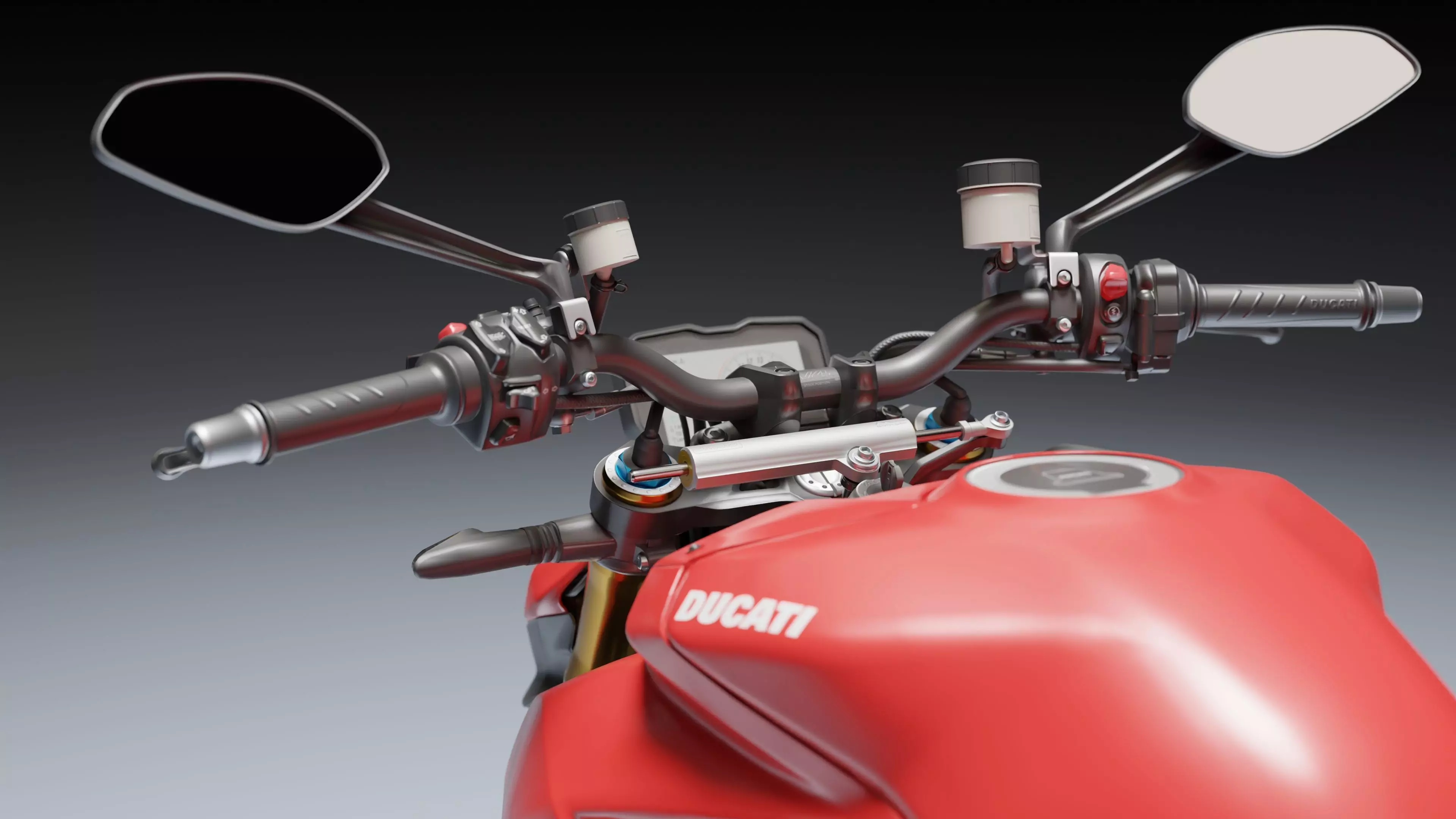 Ducati Streetfighter V4 2021 Low-poly 3D model_10