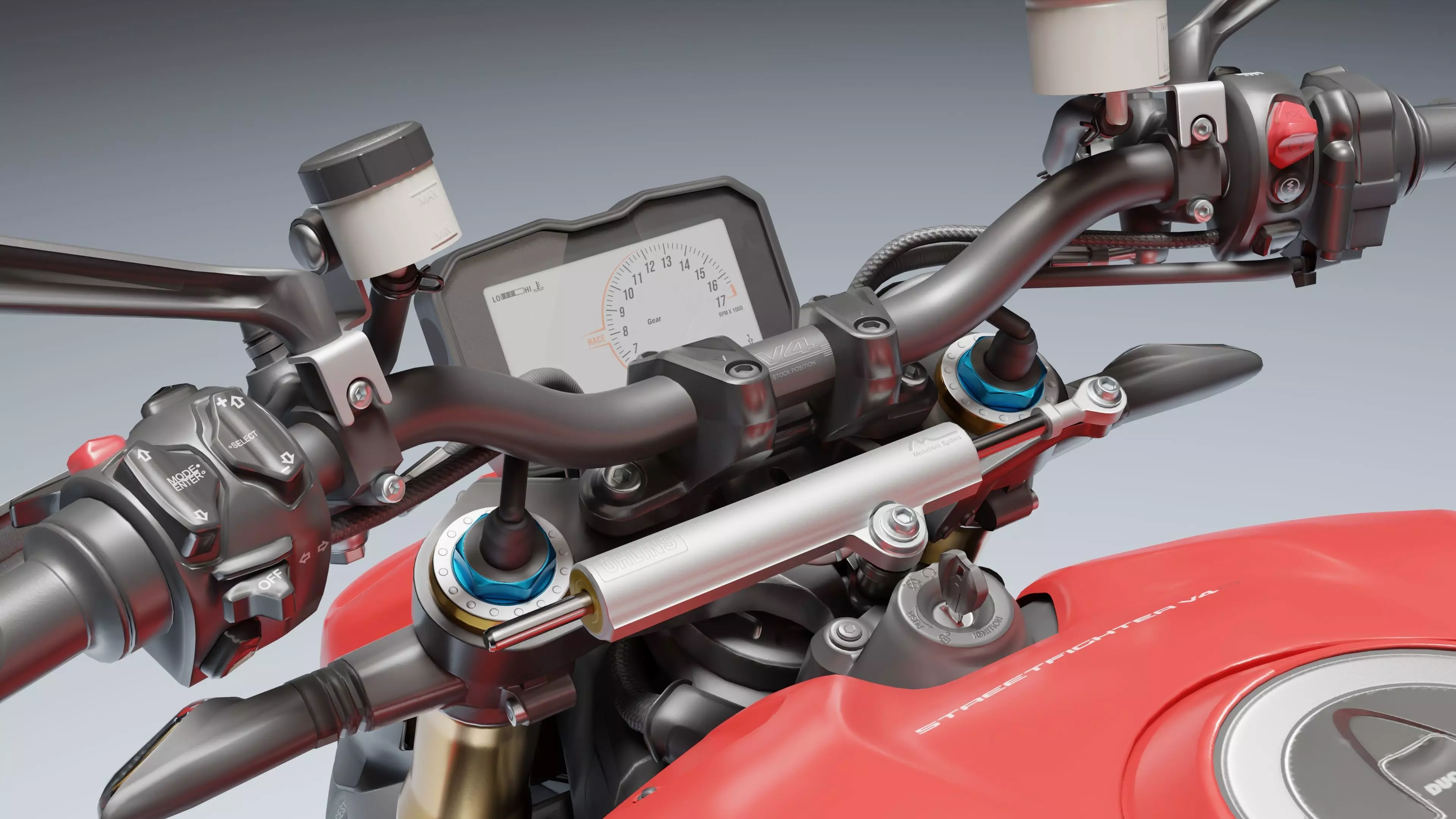 Ducati Streetfighter V4 2021 Low-poly 3D model_13