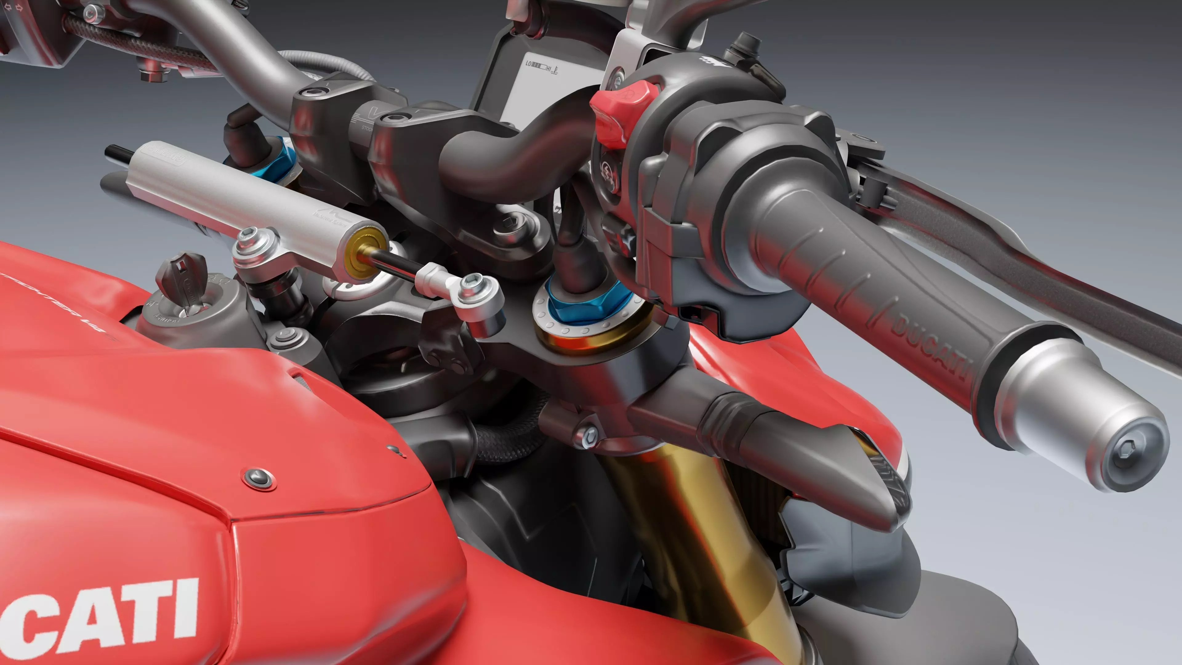 Ducati Streetfighter V4 2021 Low-poly 3D model_12