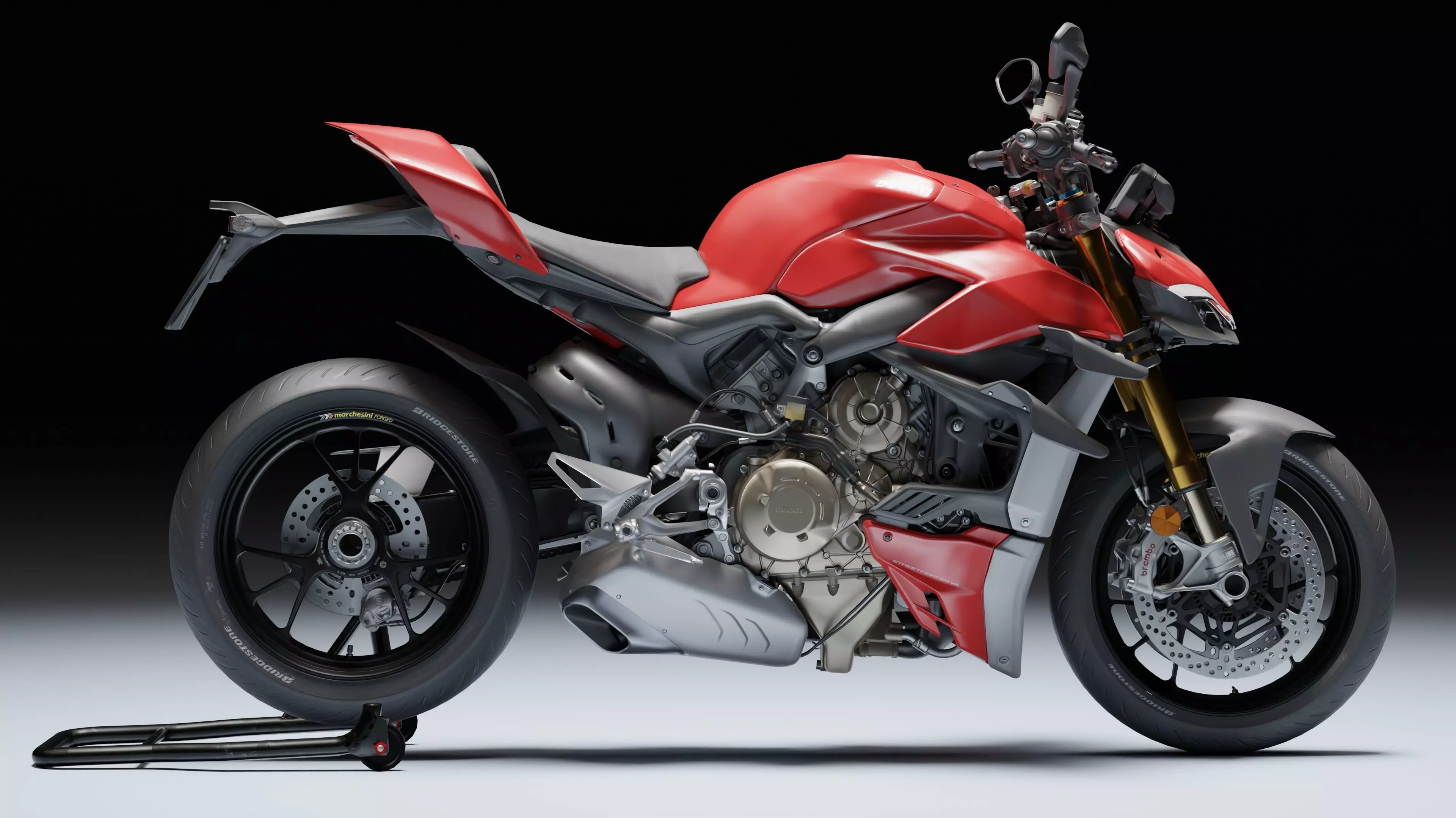 Ducati Streetfighter V4 2021 Low-poly 3D model_2