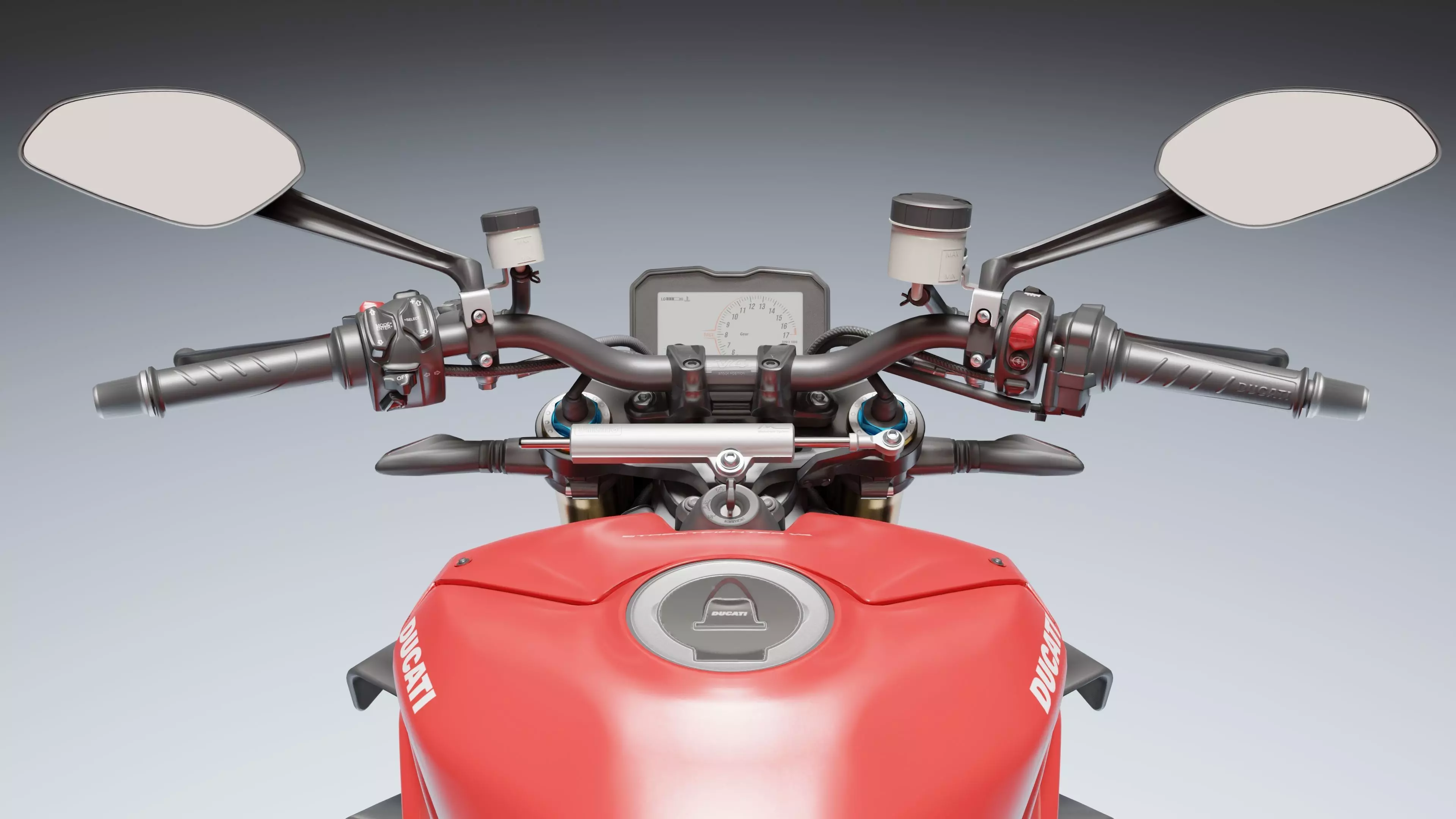 Ducati Streetfighter V4 2021 Low-poly 3D model_11