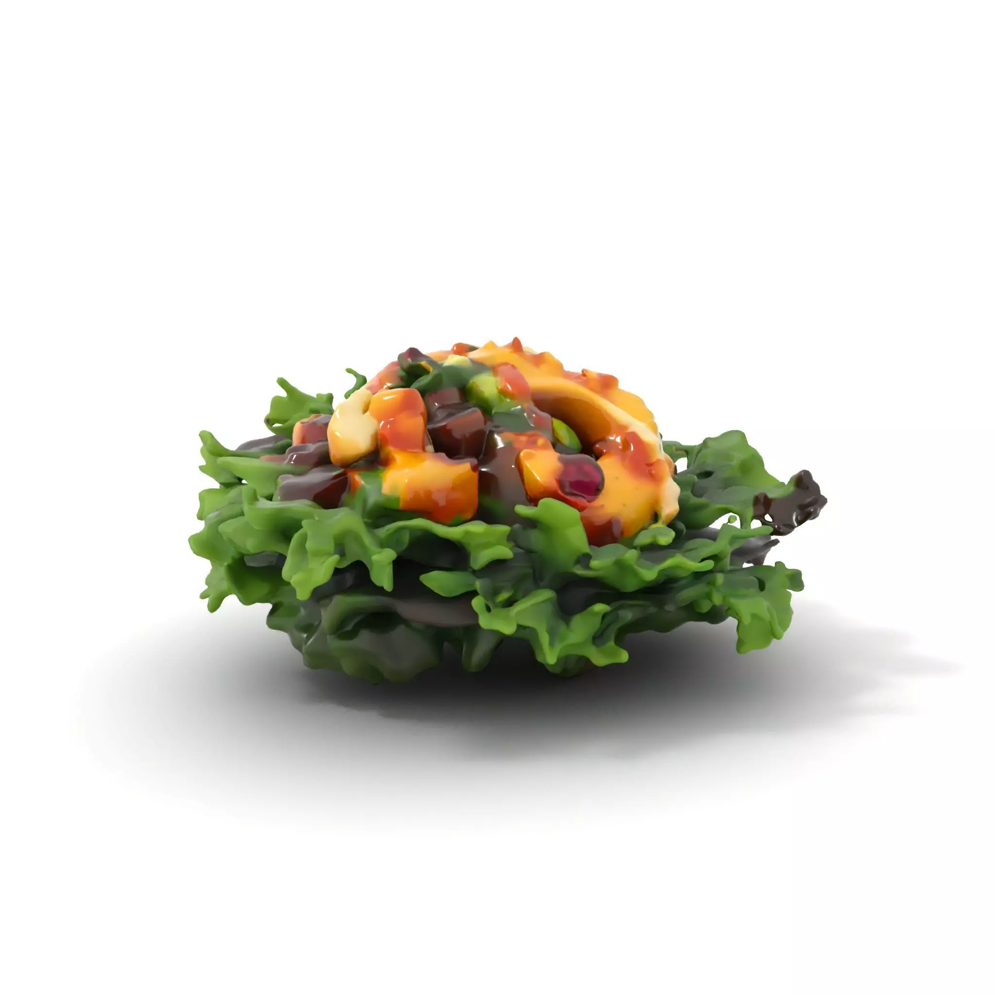 Vibrant Salad model pack Low-poly 3D model_0