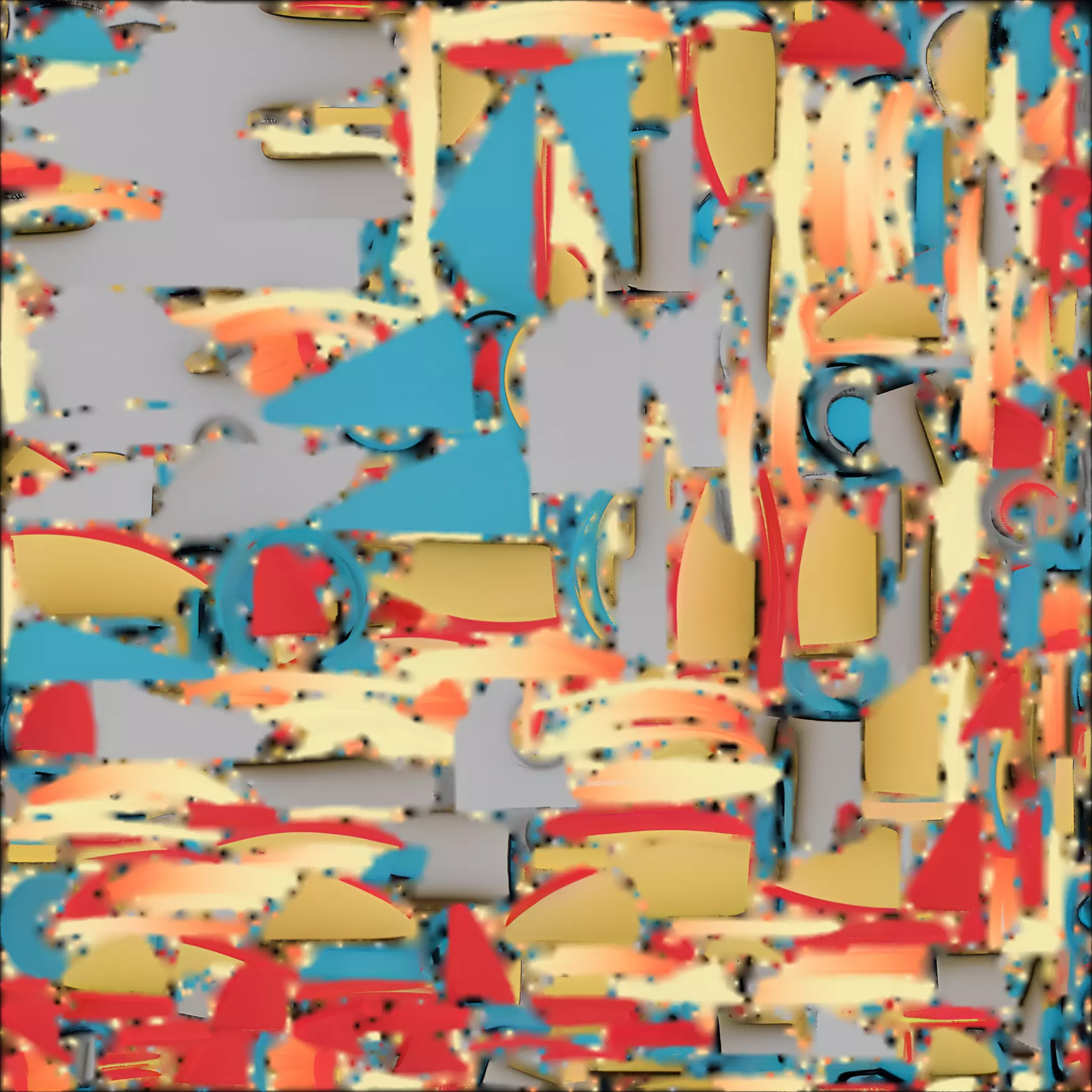 Cute Cartoon Space Rocket 3D Model Low-poly 3D model_1