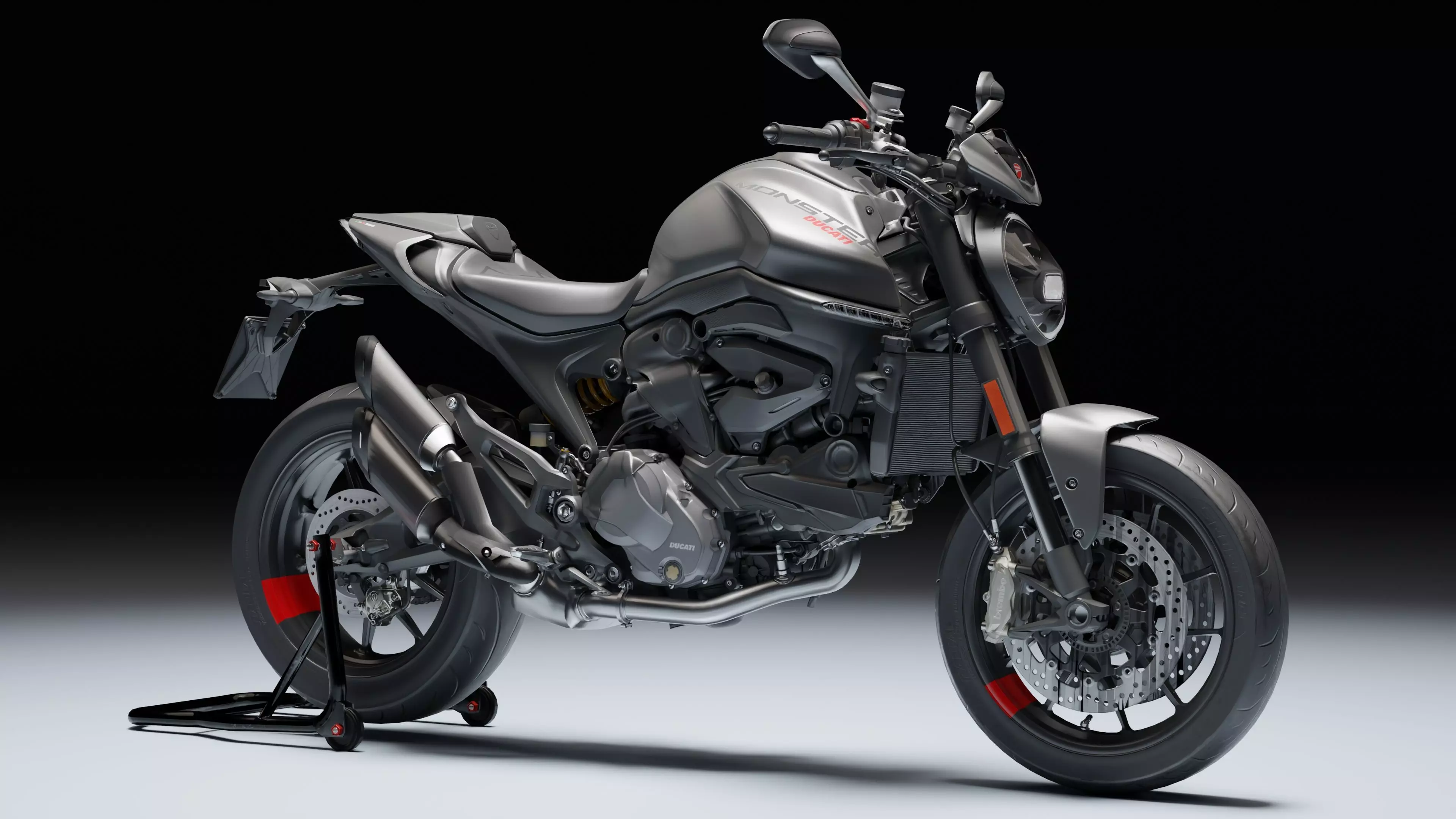 Ducati Monster Plus 2021 Low-poly 3D model_14