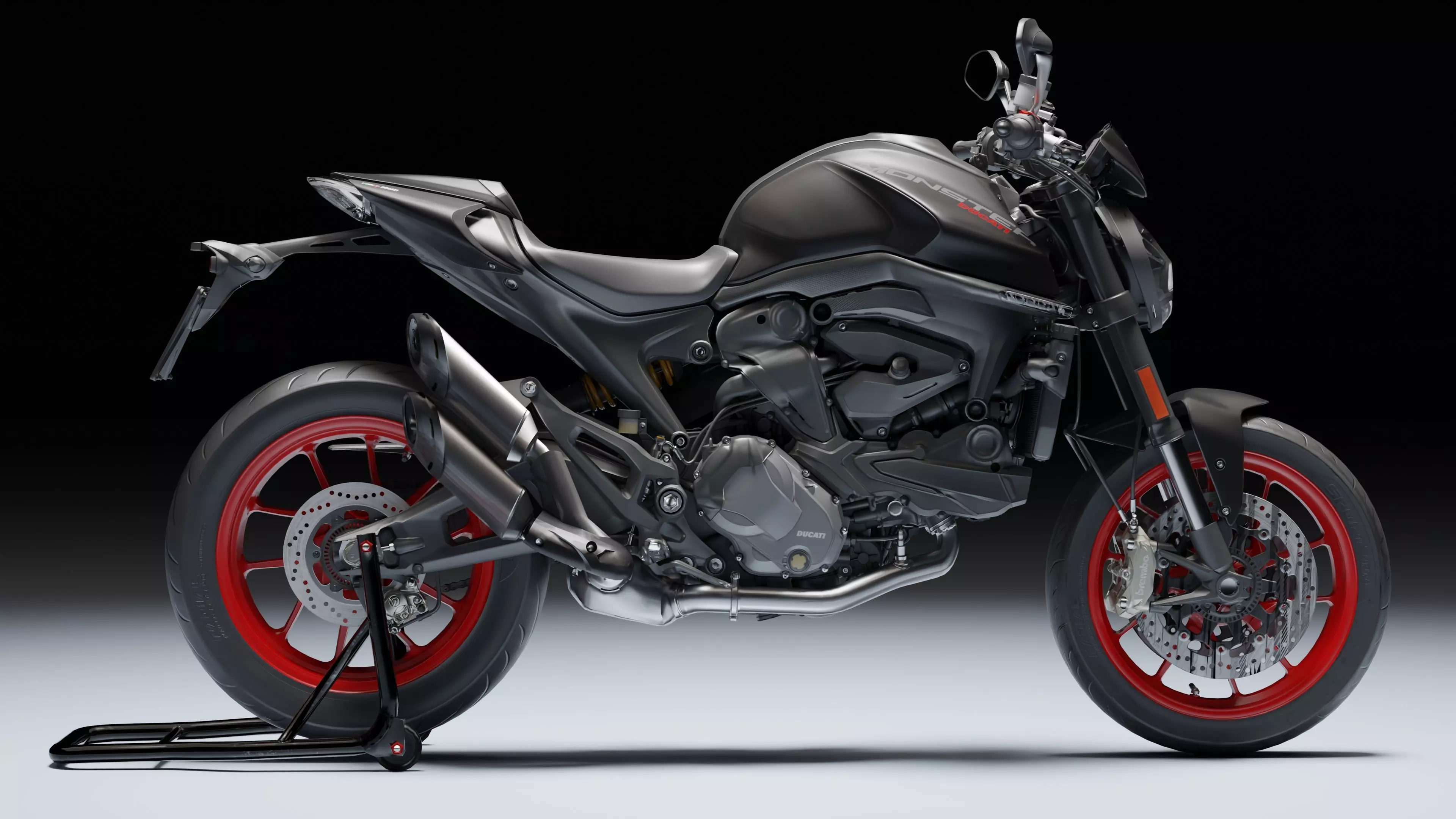 Ducati Monster Plus 2021 Low-poly 3D model_15