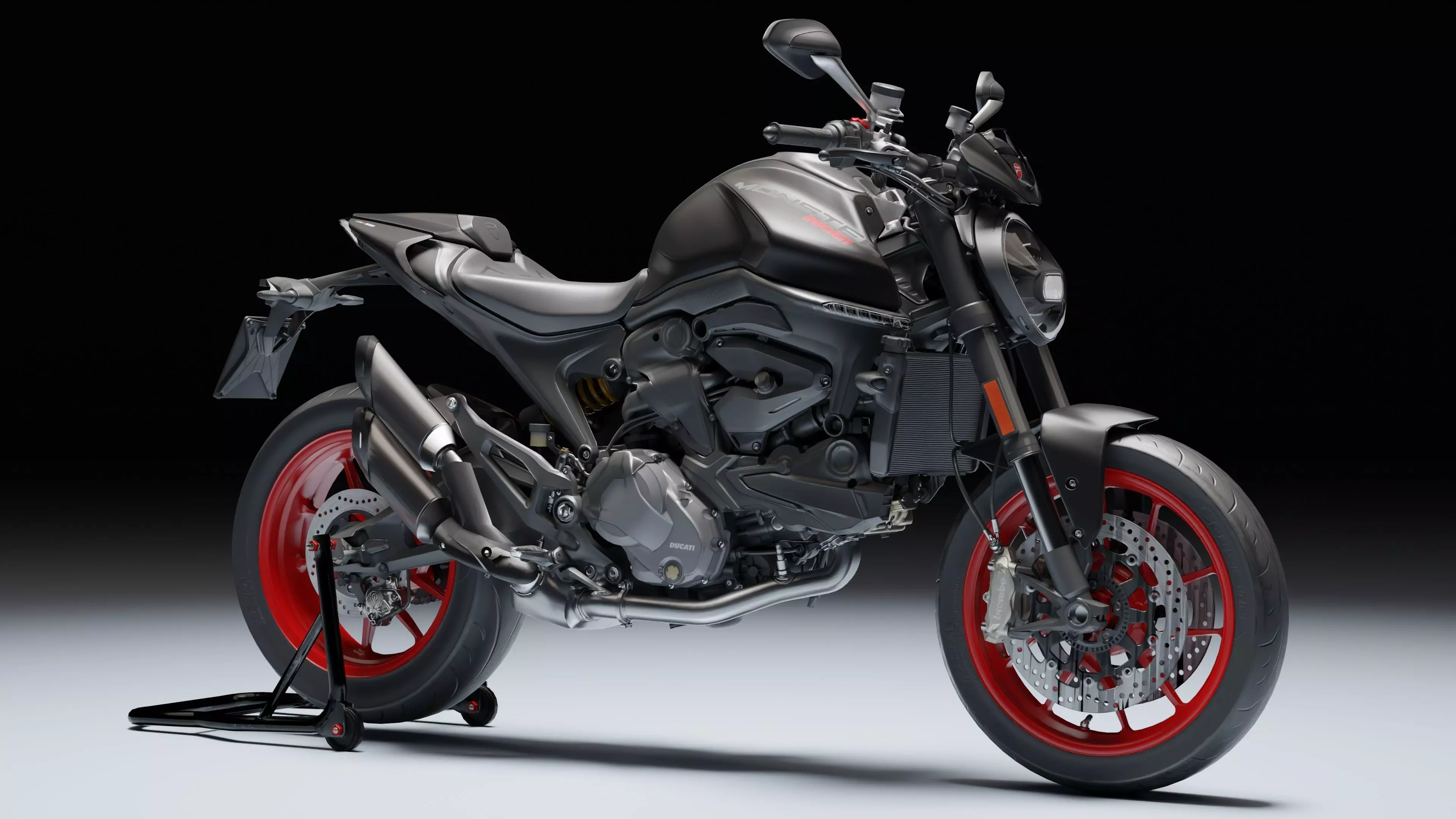 Ducati Monster Plus 2021 Low-poly 3D model_12